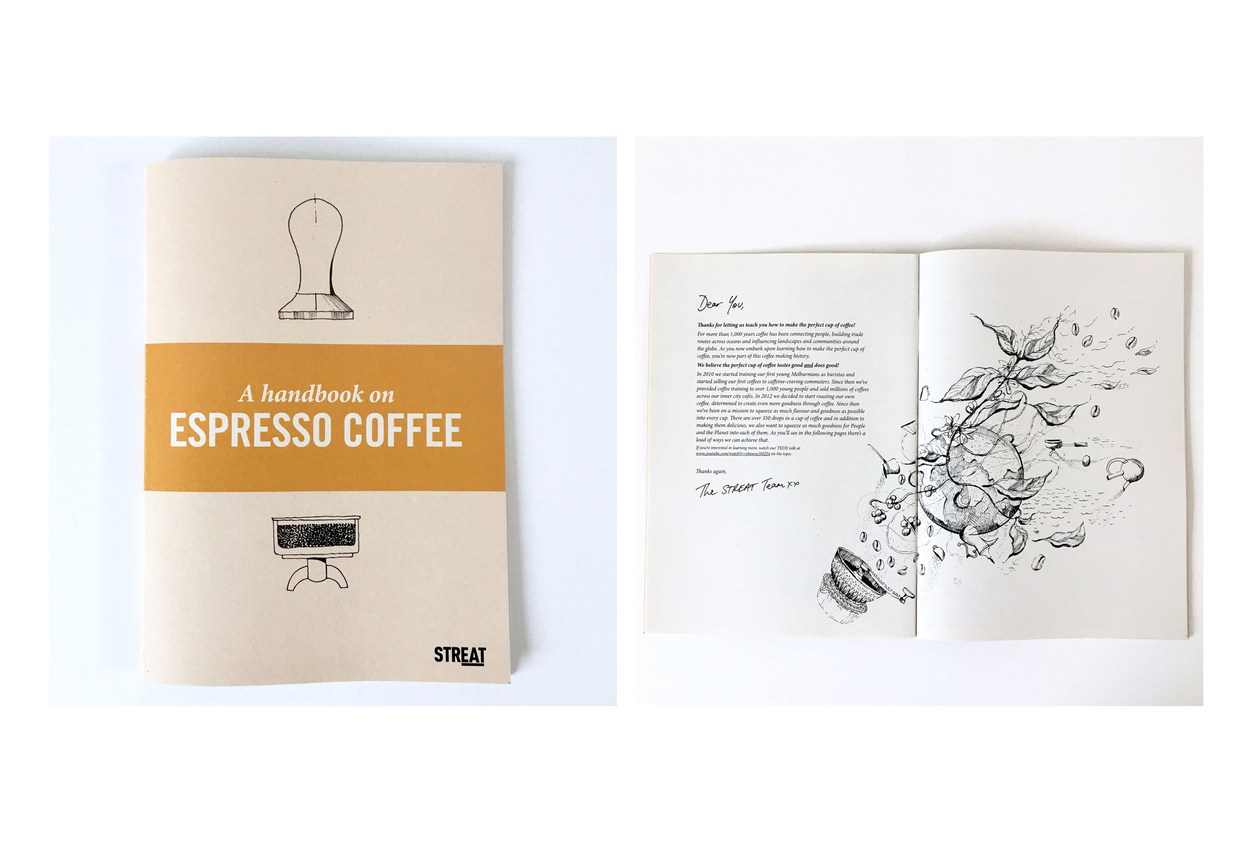  Sample page from Streat coffee training manual 