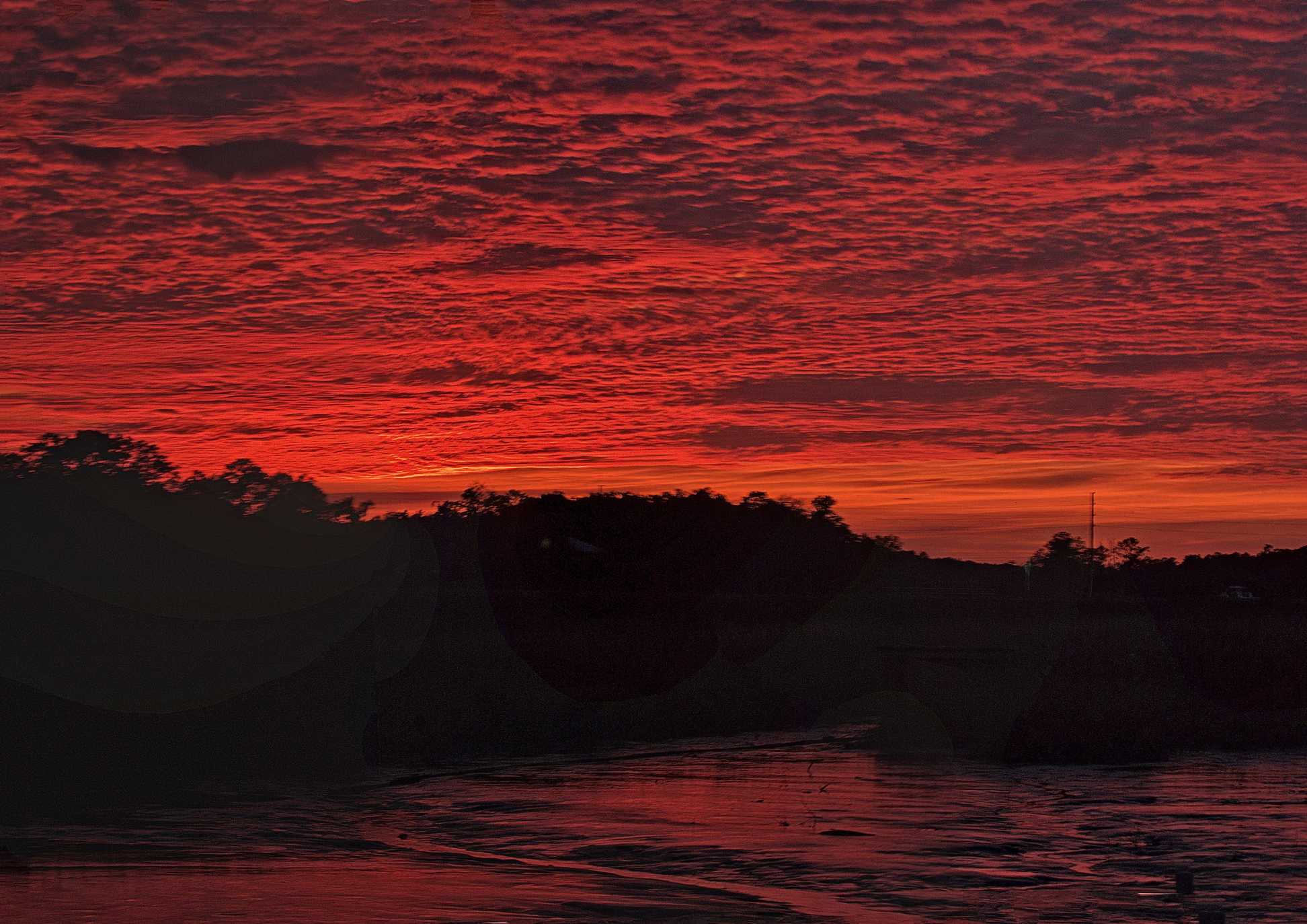 Later that night we celebrated the Editor's birthday with a Fire Red Sunset over the Broward!