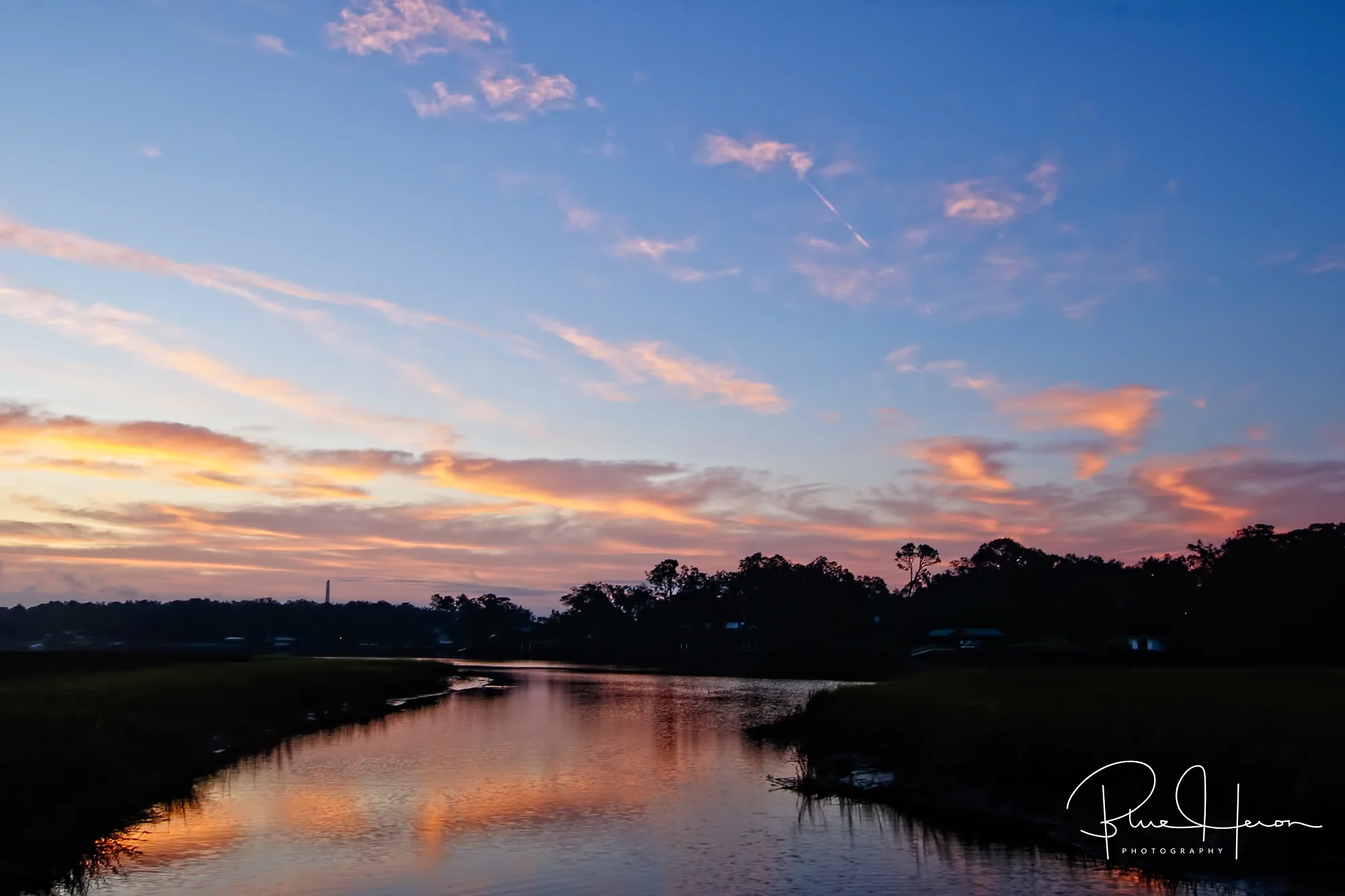 Fading morning hues on the Broward