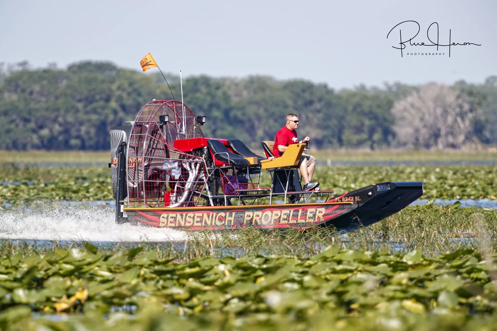 It was difficult to hear at times with all the airboats on the lake