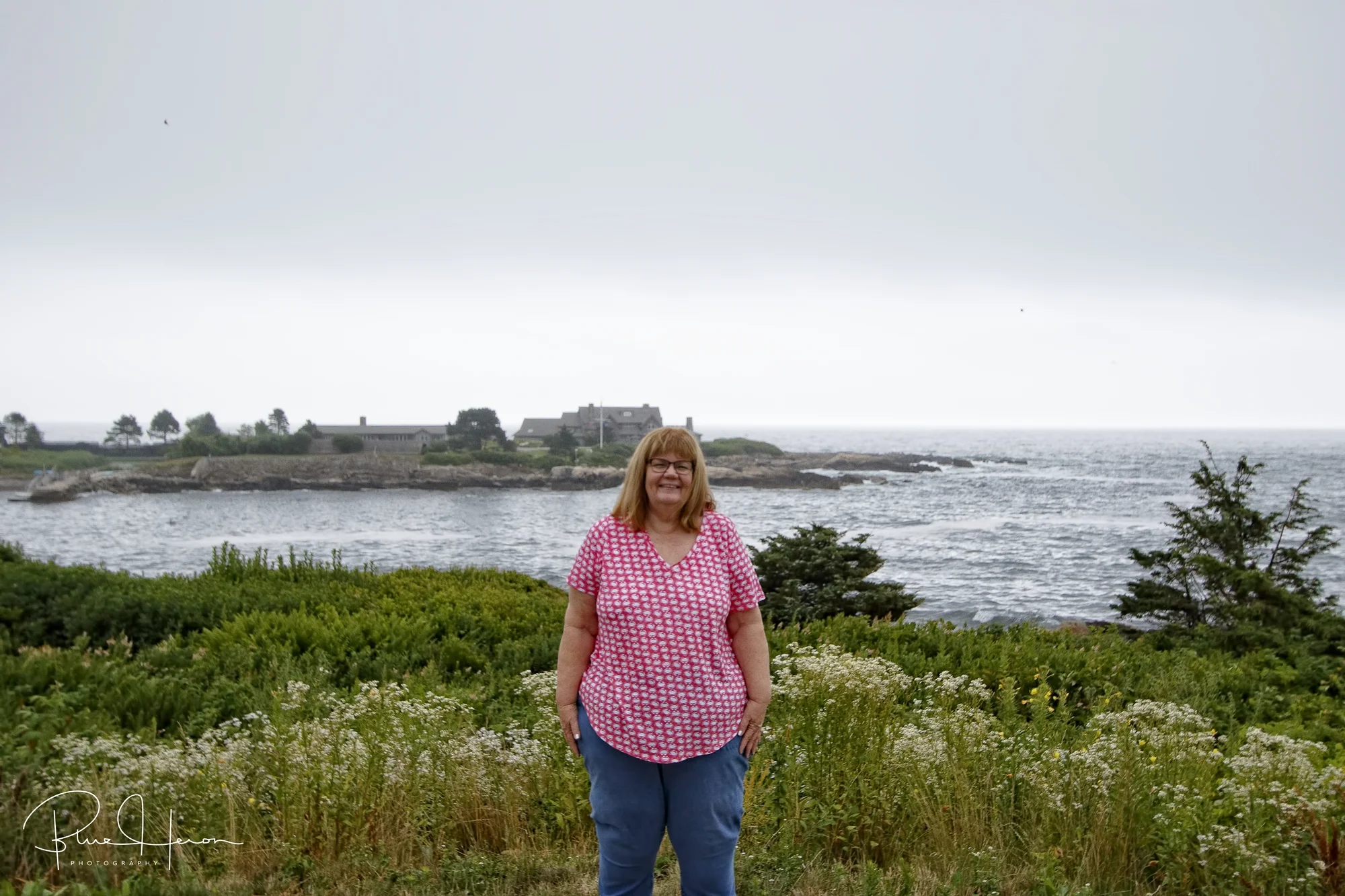 The Editor at the George HW Bush estate, Kennebunkport Maine