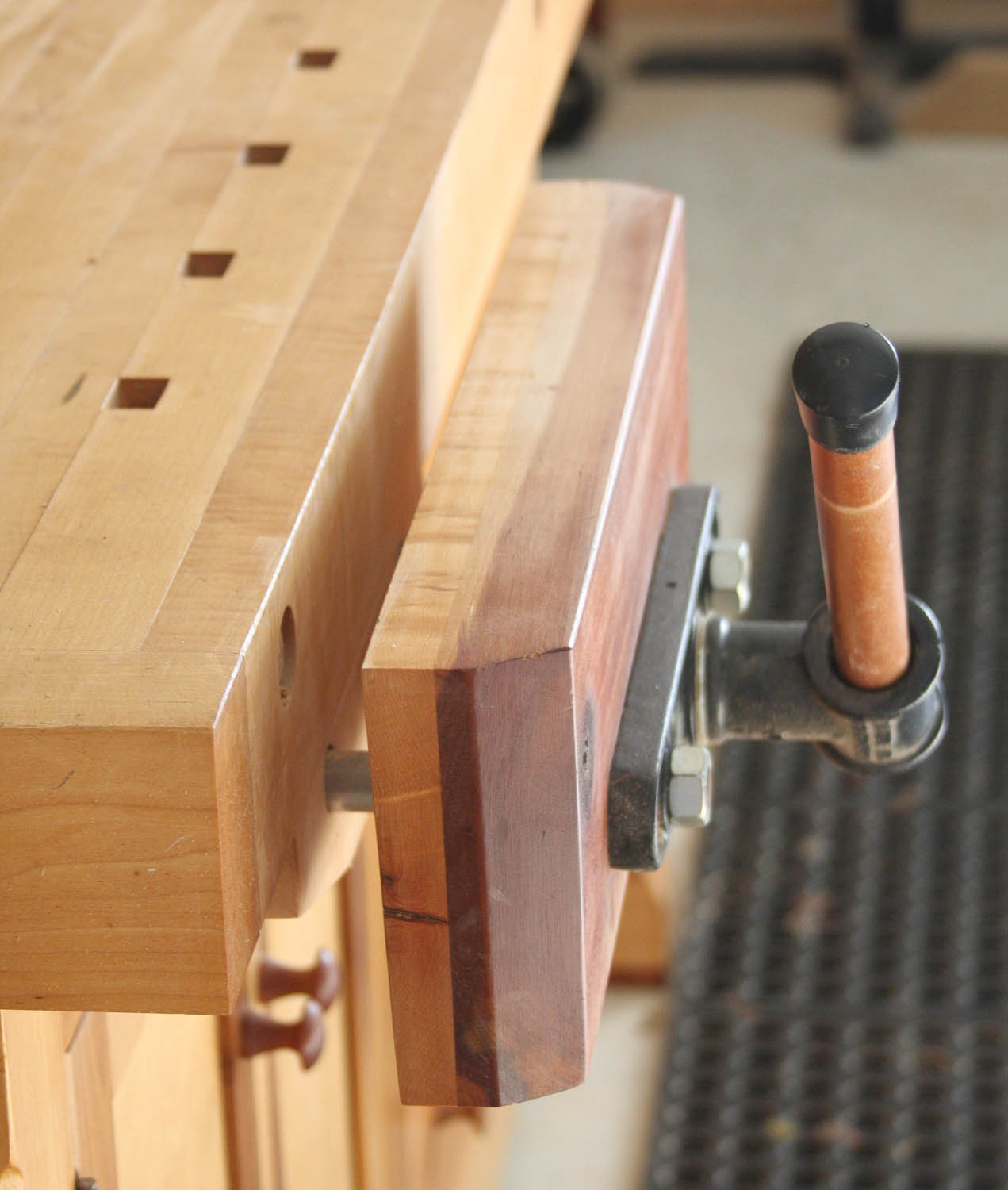 Maple with Cherry and Poplar workbench