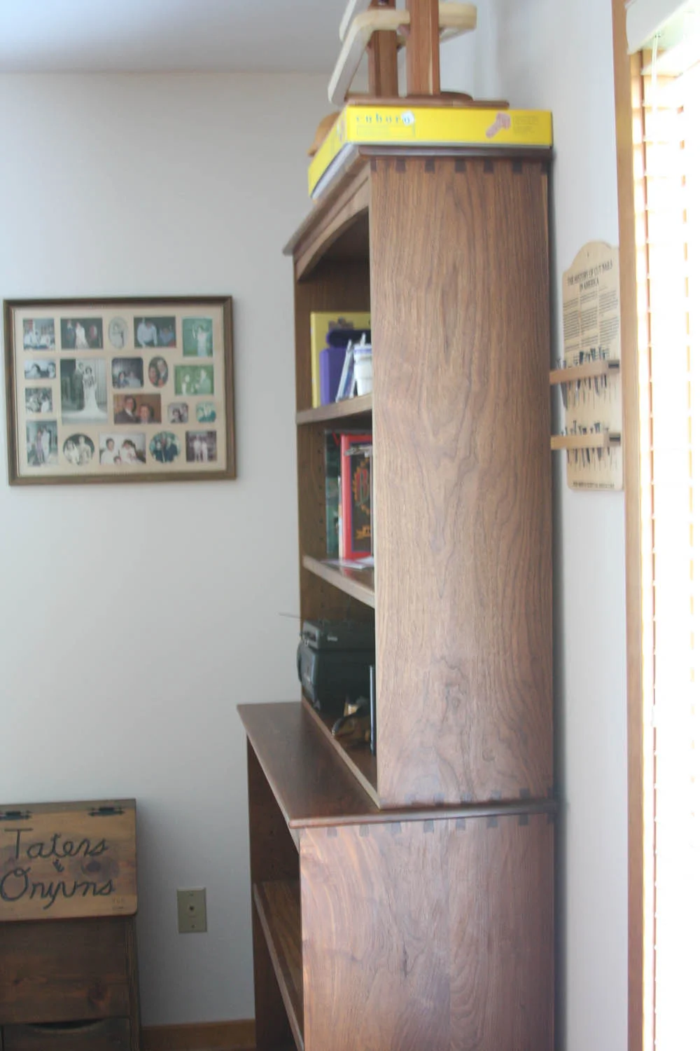 Walnut bookcases