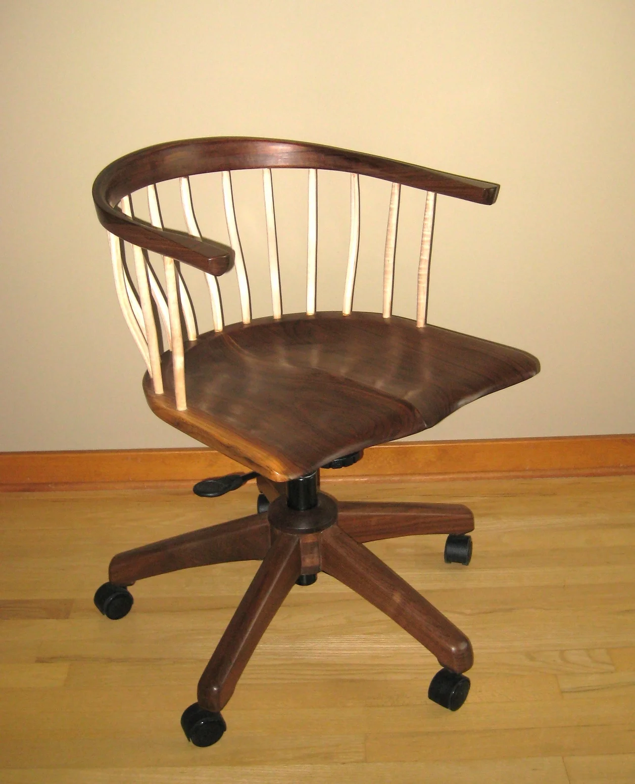 Desk Chair Walnut and Maple