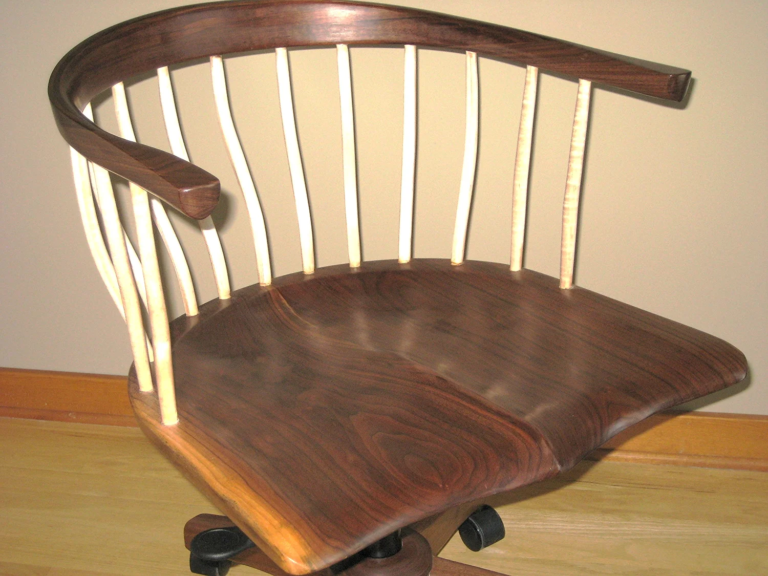Desk Chair Walnut and Maple