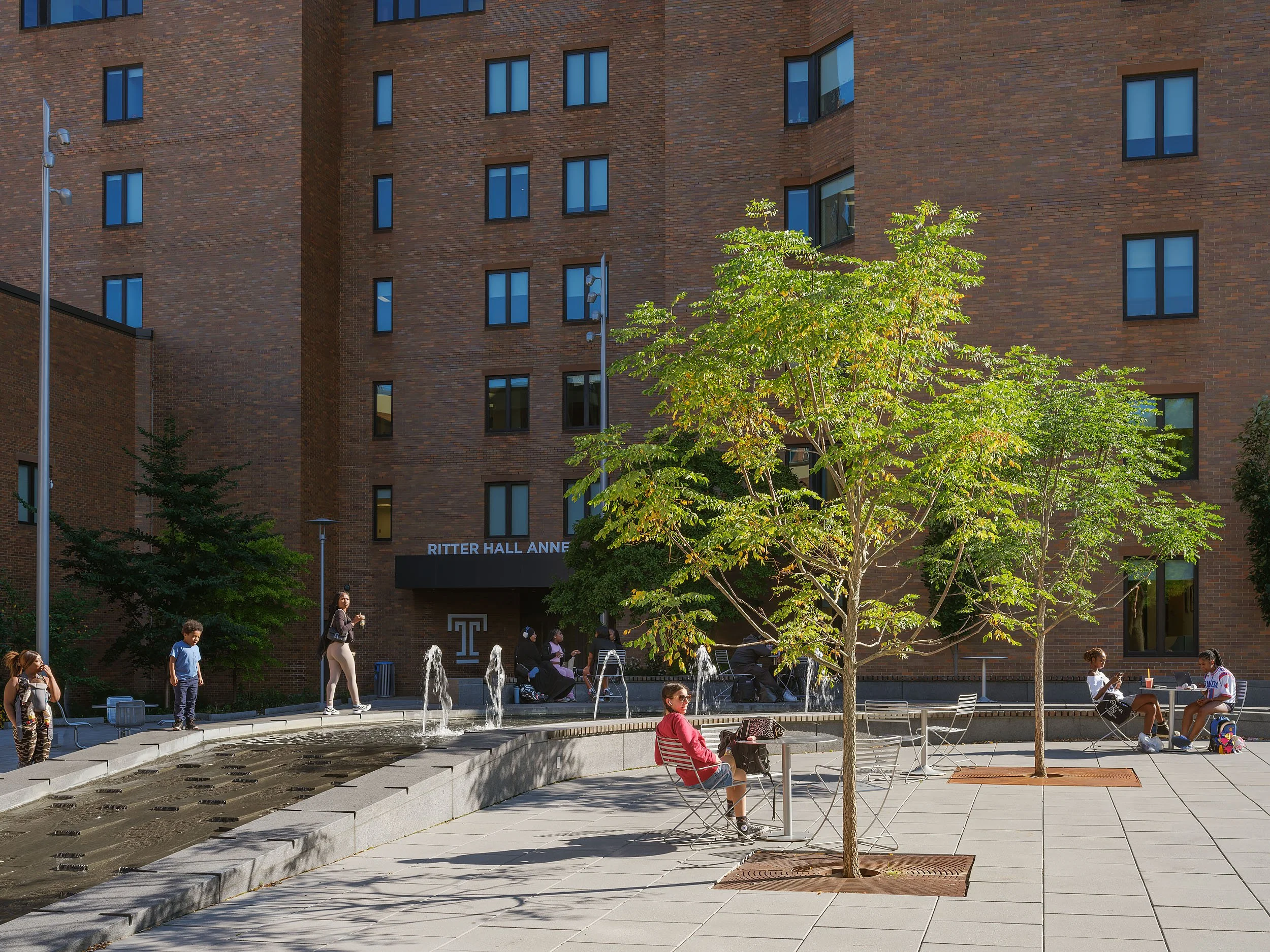 Temple University Liacouras Walk South: "The Cut" - Philadelphia, PA