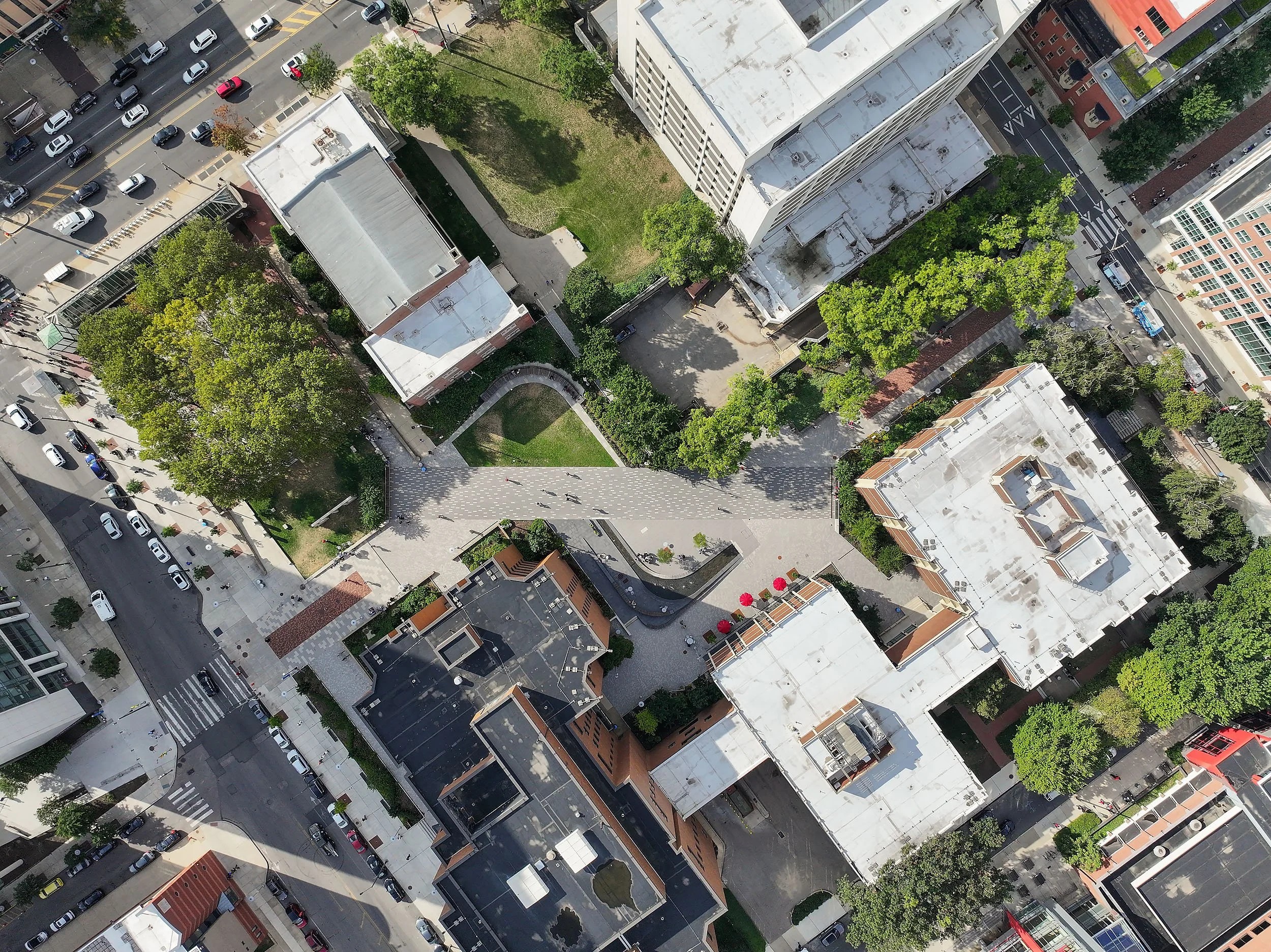 Temple University Liacouras Walk South: "The Cut" - Philadelphia, PA
