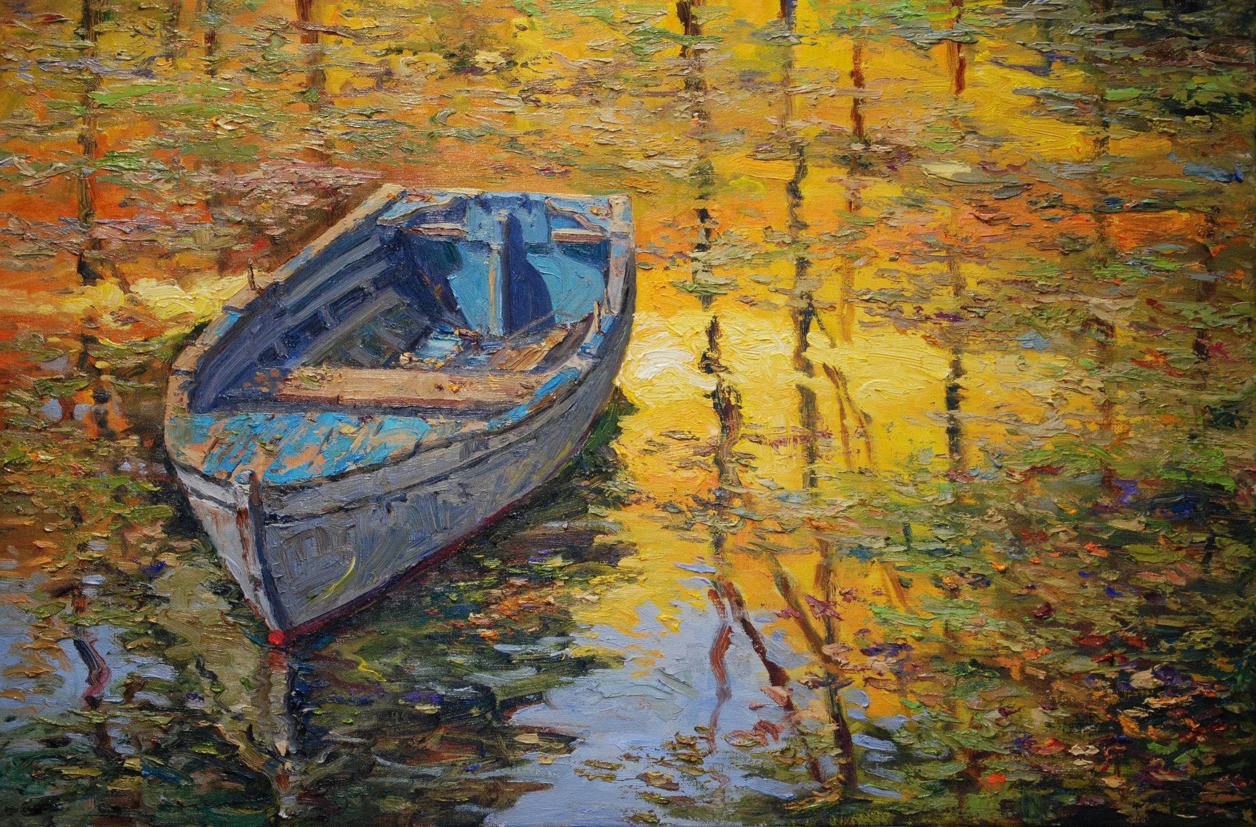 Drifting Leaves II