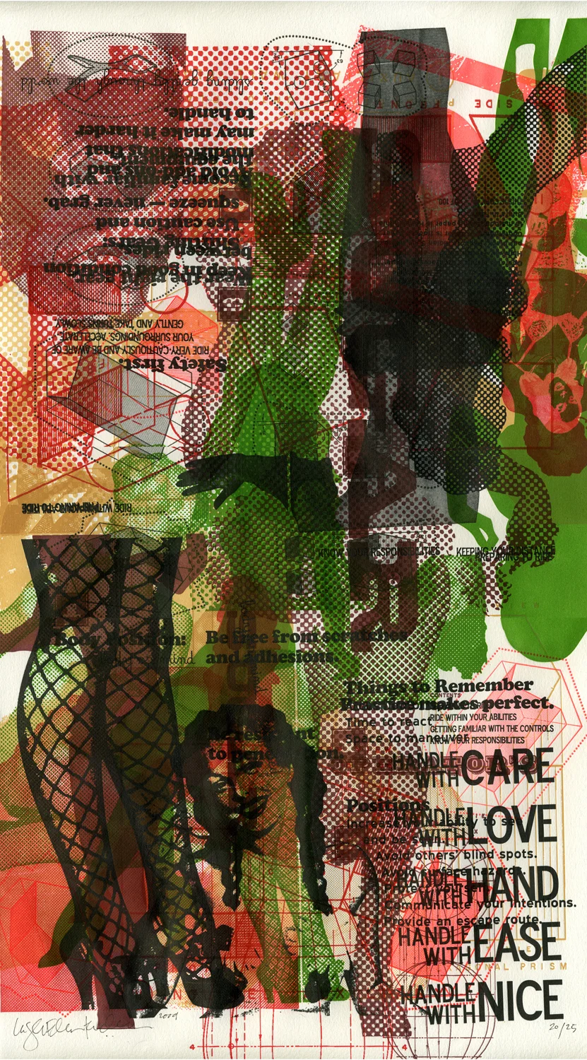 Wild Girls Redux: Makeready Print