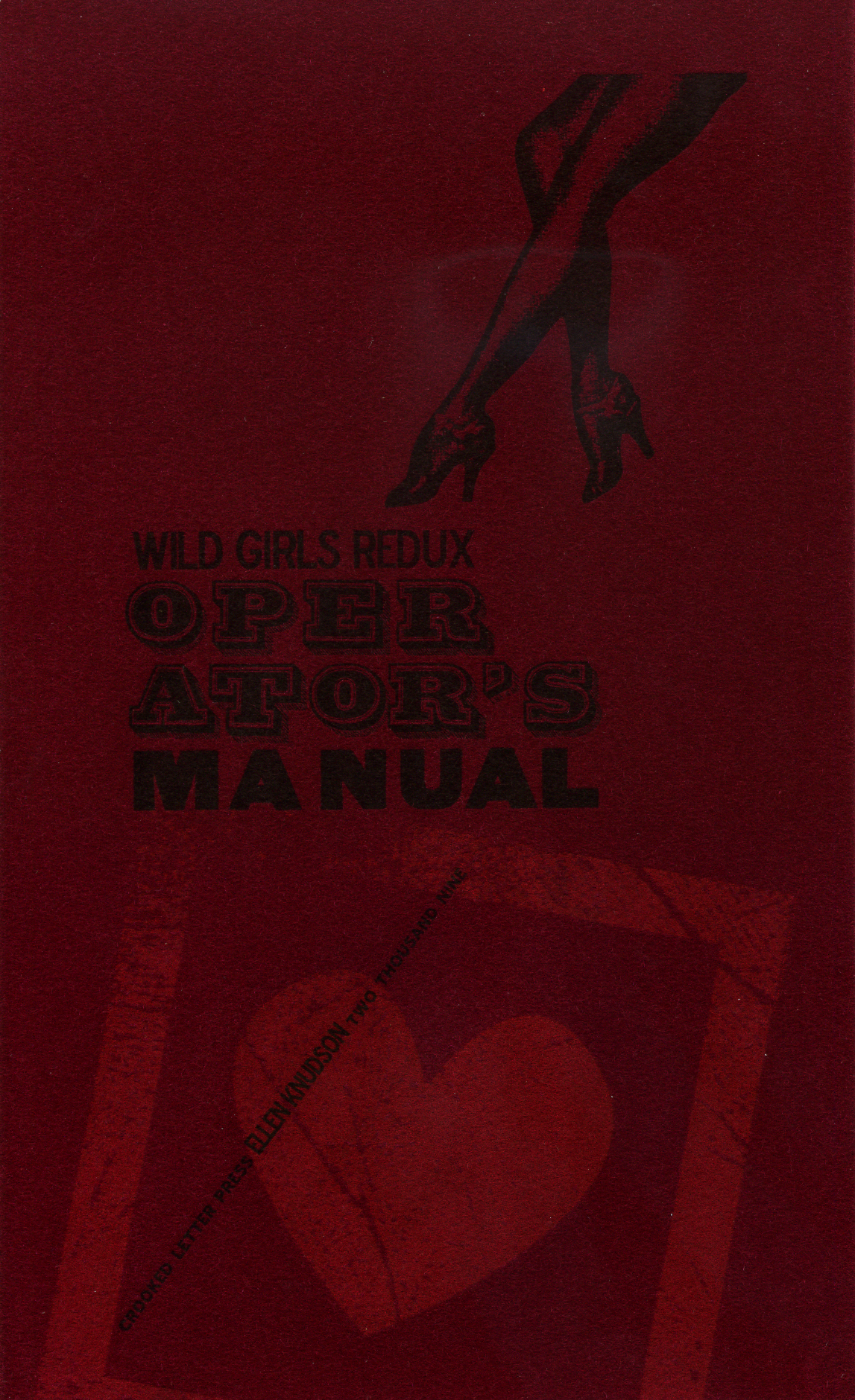Wild Girls Redux: Flocked paper print