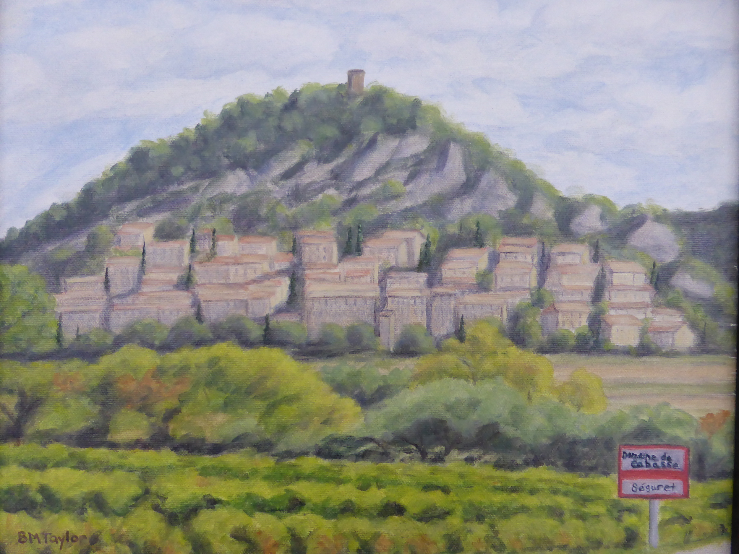 Town of Seguret in Provence