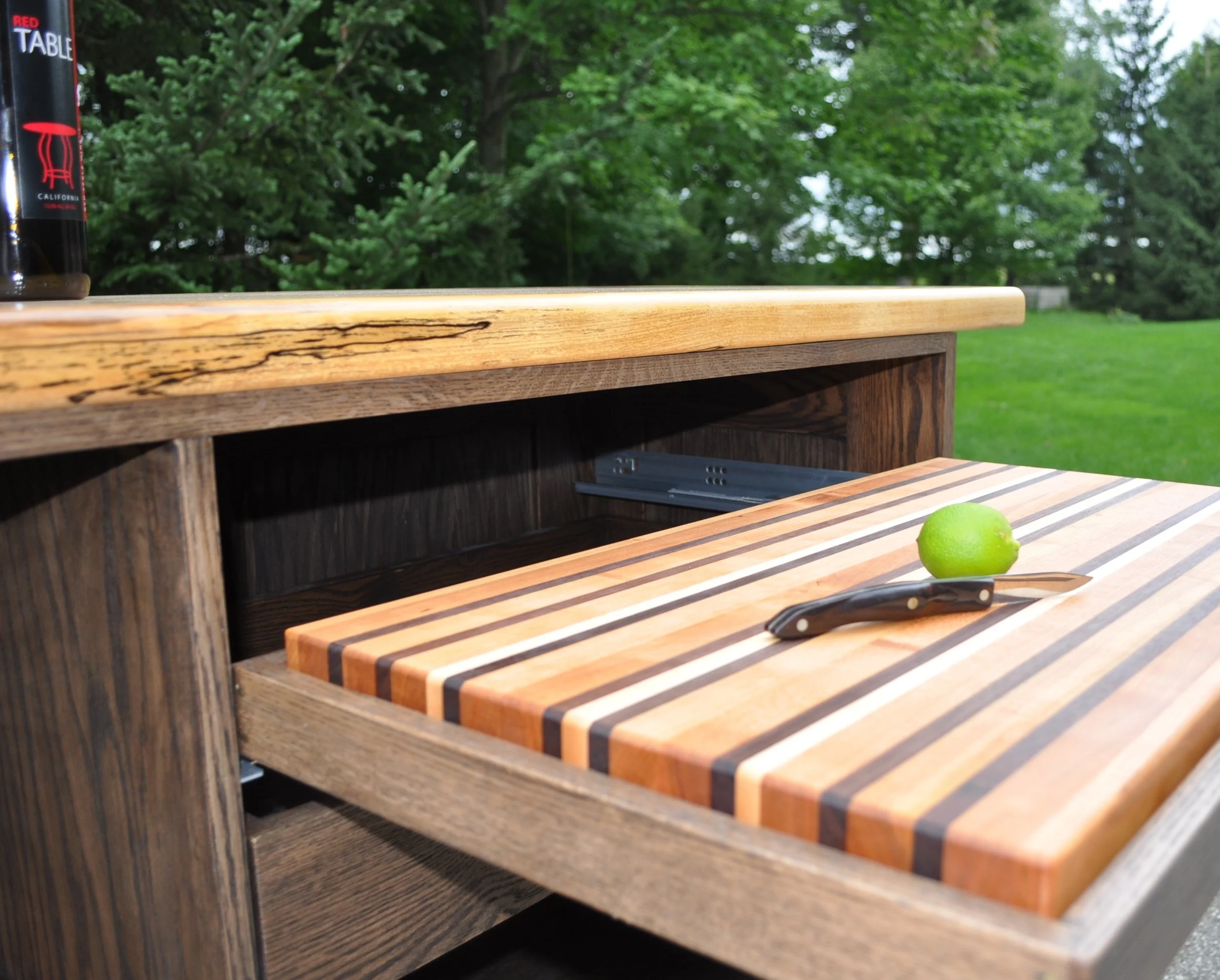 16 x 26 reversable and removable cutting board