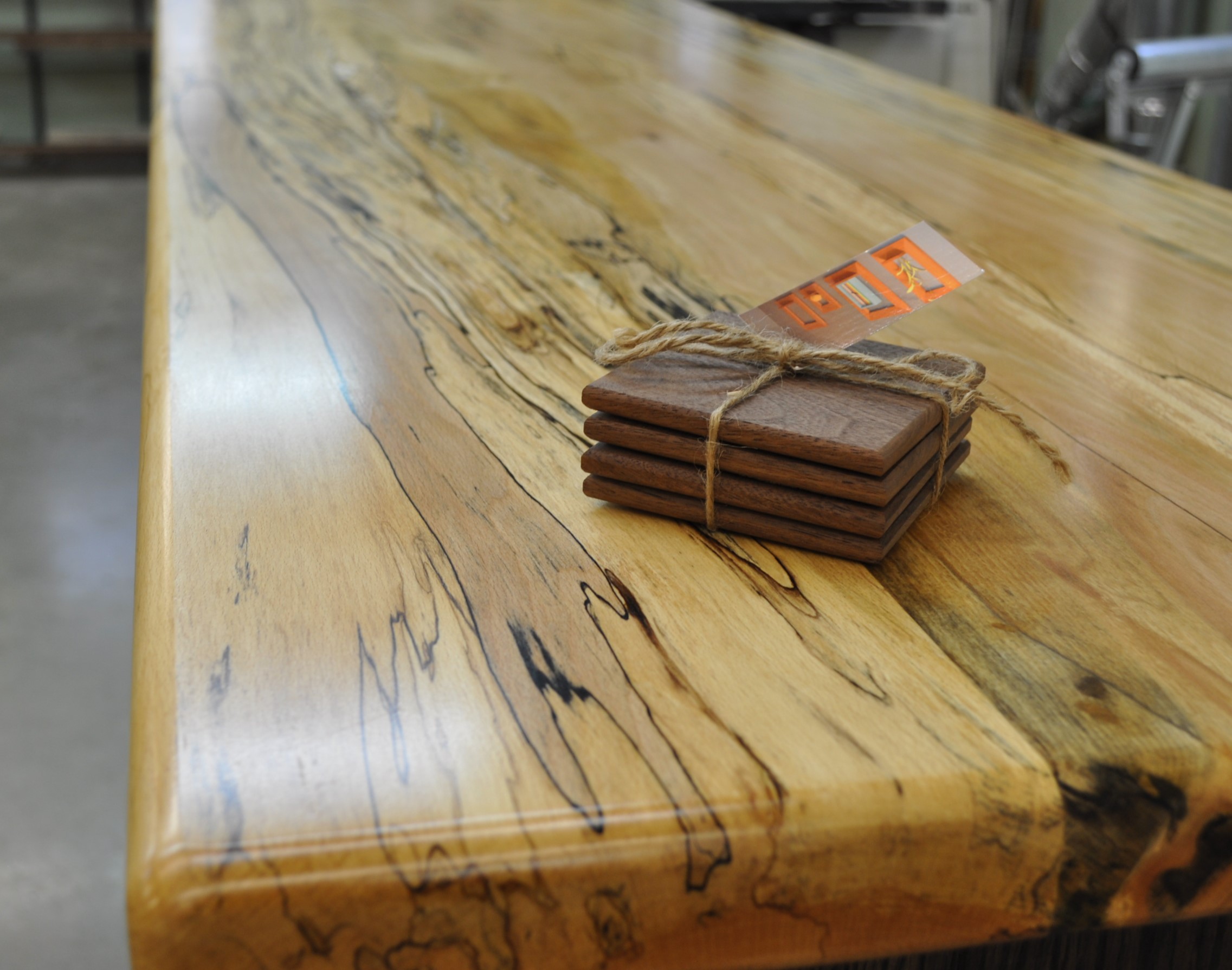 Beautiful Spalted Beech top