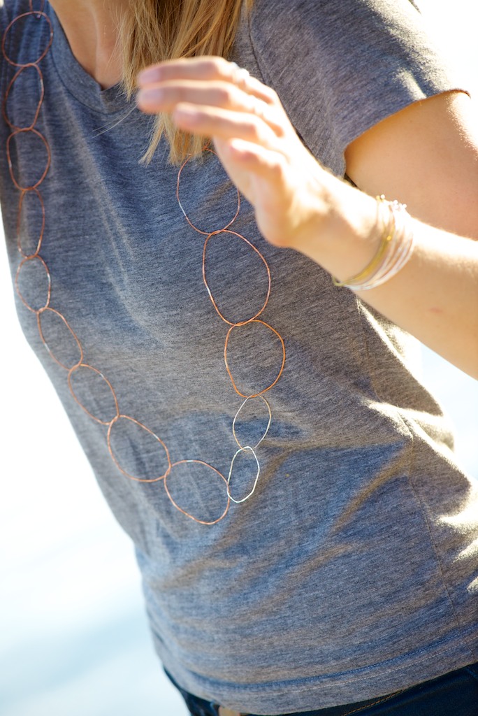 Copper Long Linx Necklace and Divine Bracelets