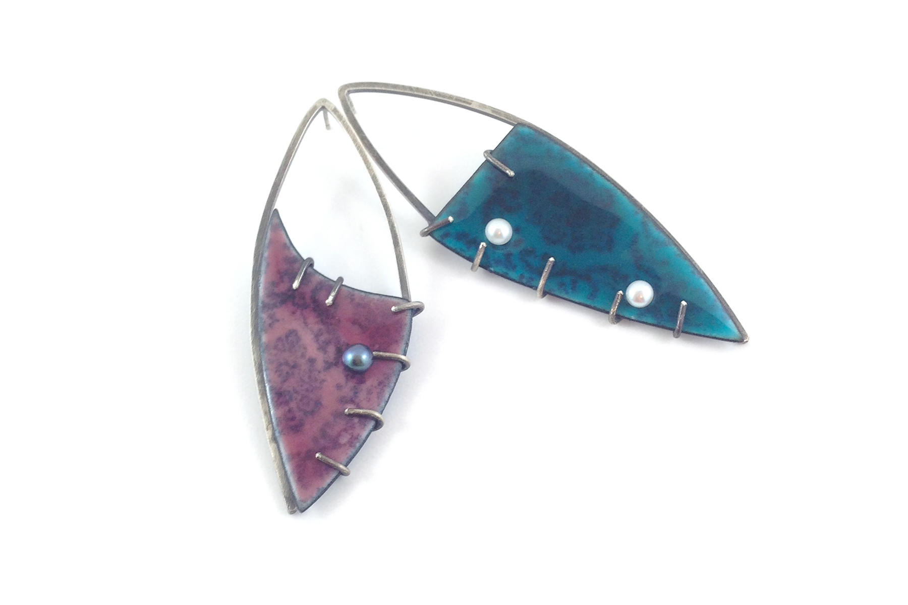 Shield Me Earrings © Patsy Kolesar 2017