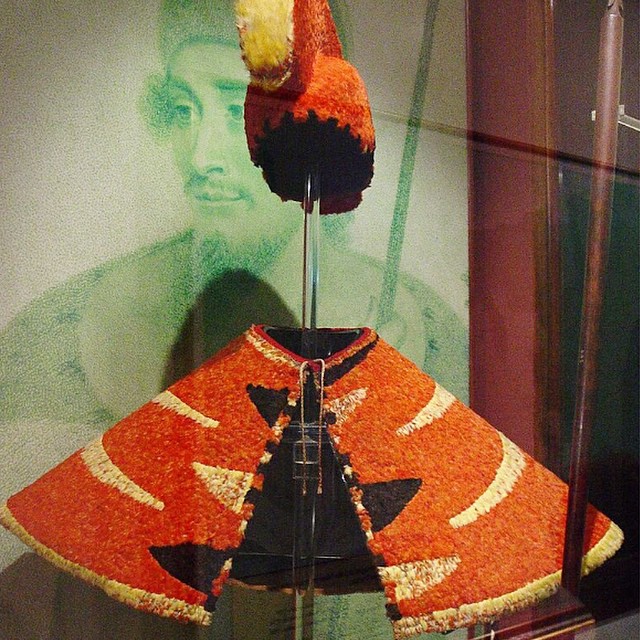 Hawaiian_royal_headdress___cape_made_from_the_feathers_of_the_now_extinct_Mamo_birds.jpg