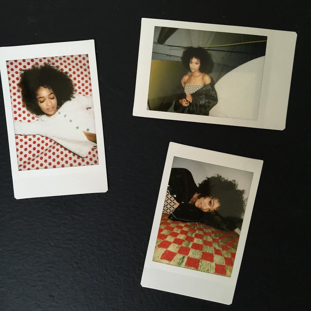 shooting with beautiful @kaylablackmon & @naomishon today ❤️