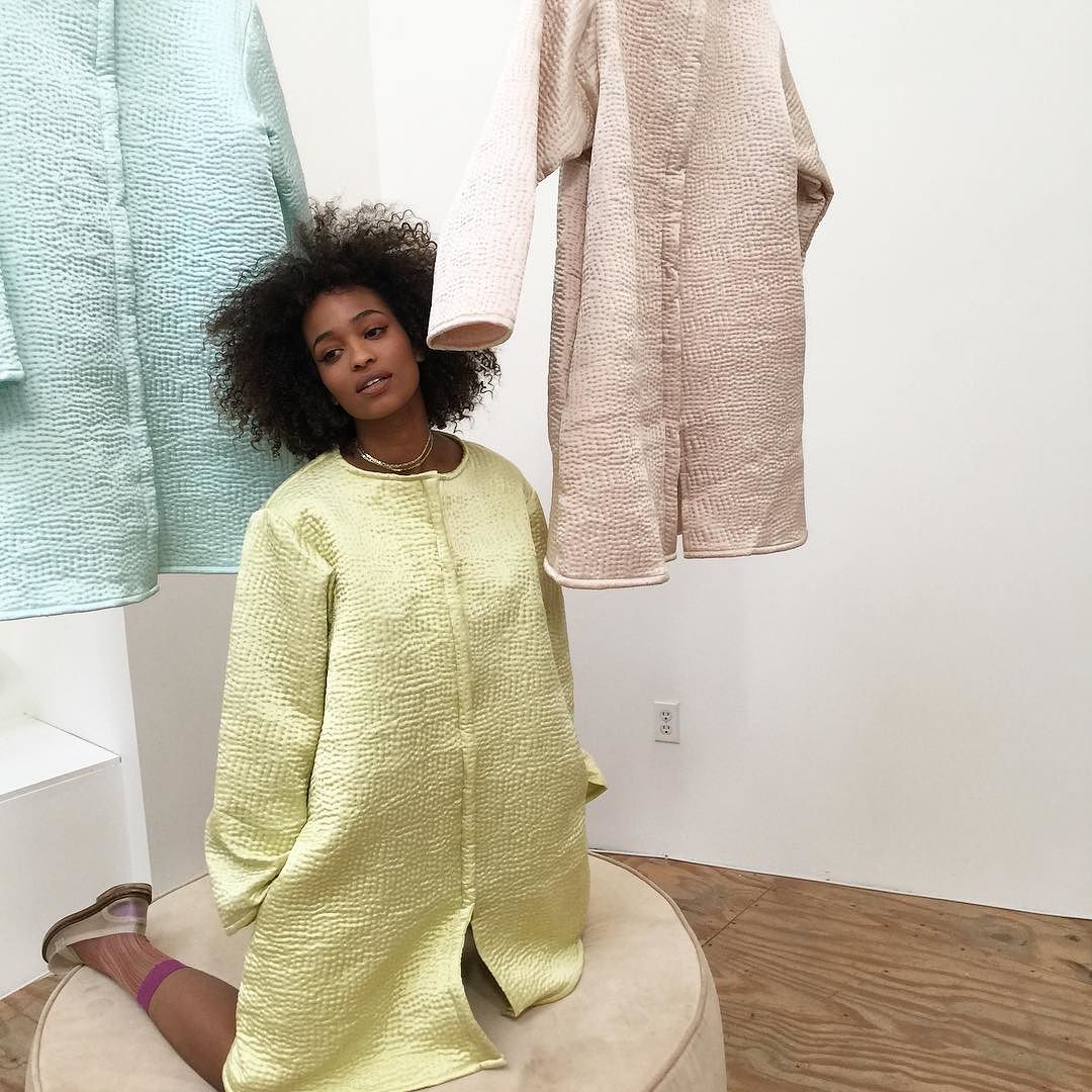 hand-hammered silk charmeuse box coats // new in the shop // handmade in New Delhi
