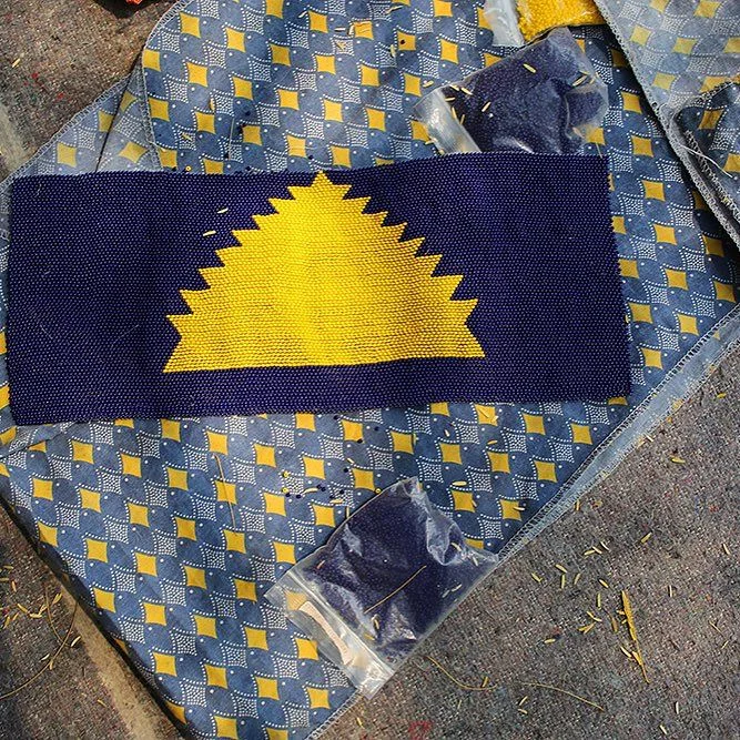 early sample of our new bead project in Namibia // inspired by popular candy of the Kalahari