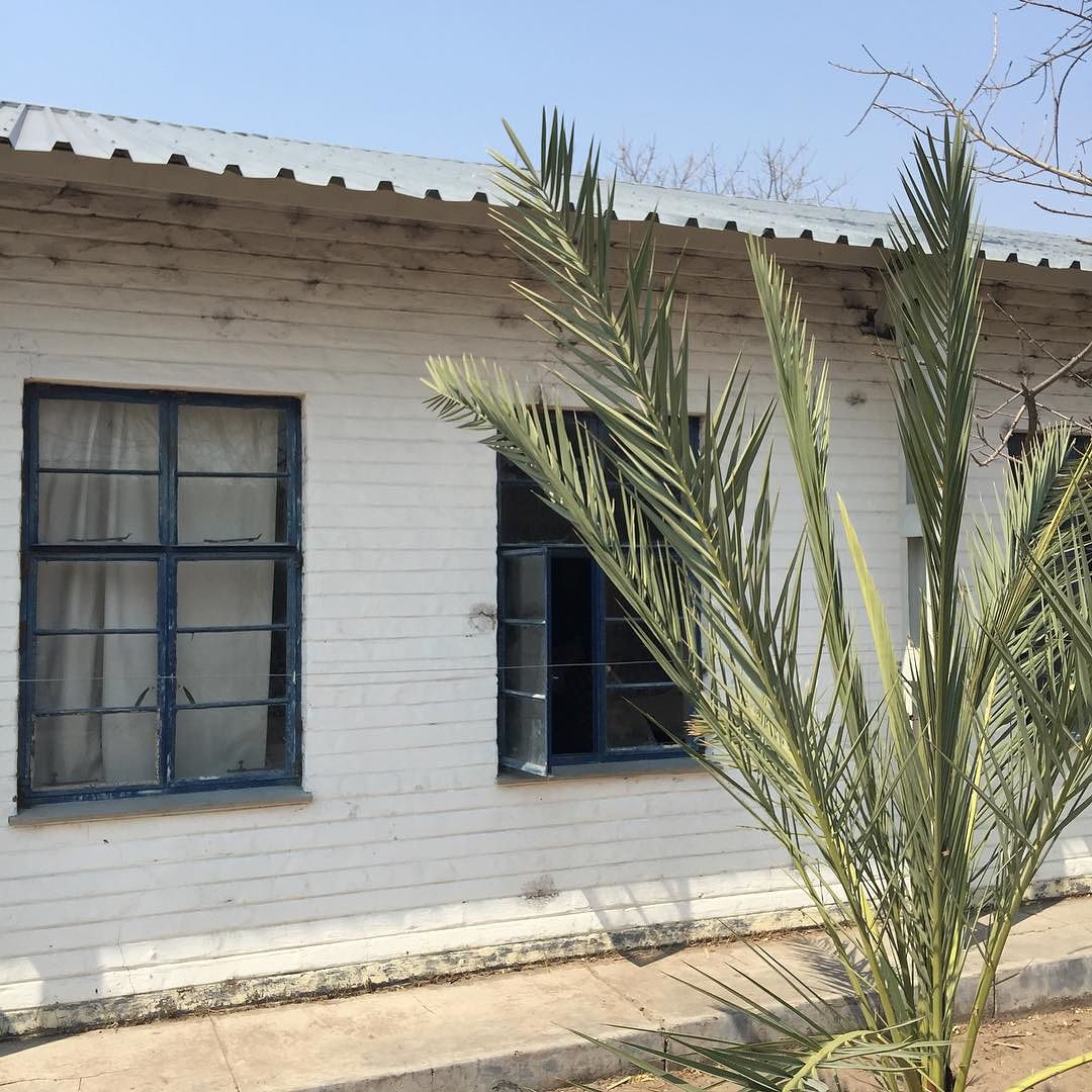 the town church in Tsumkwe, Namibia