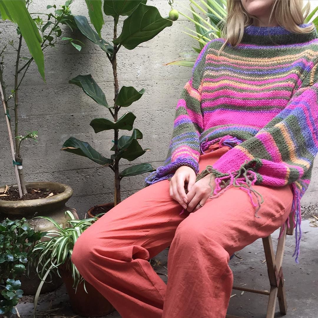 hand-knits from Bosnia + hand-dyed khadi // coming soon