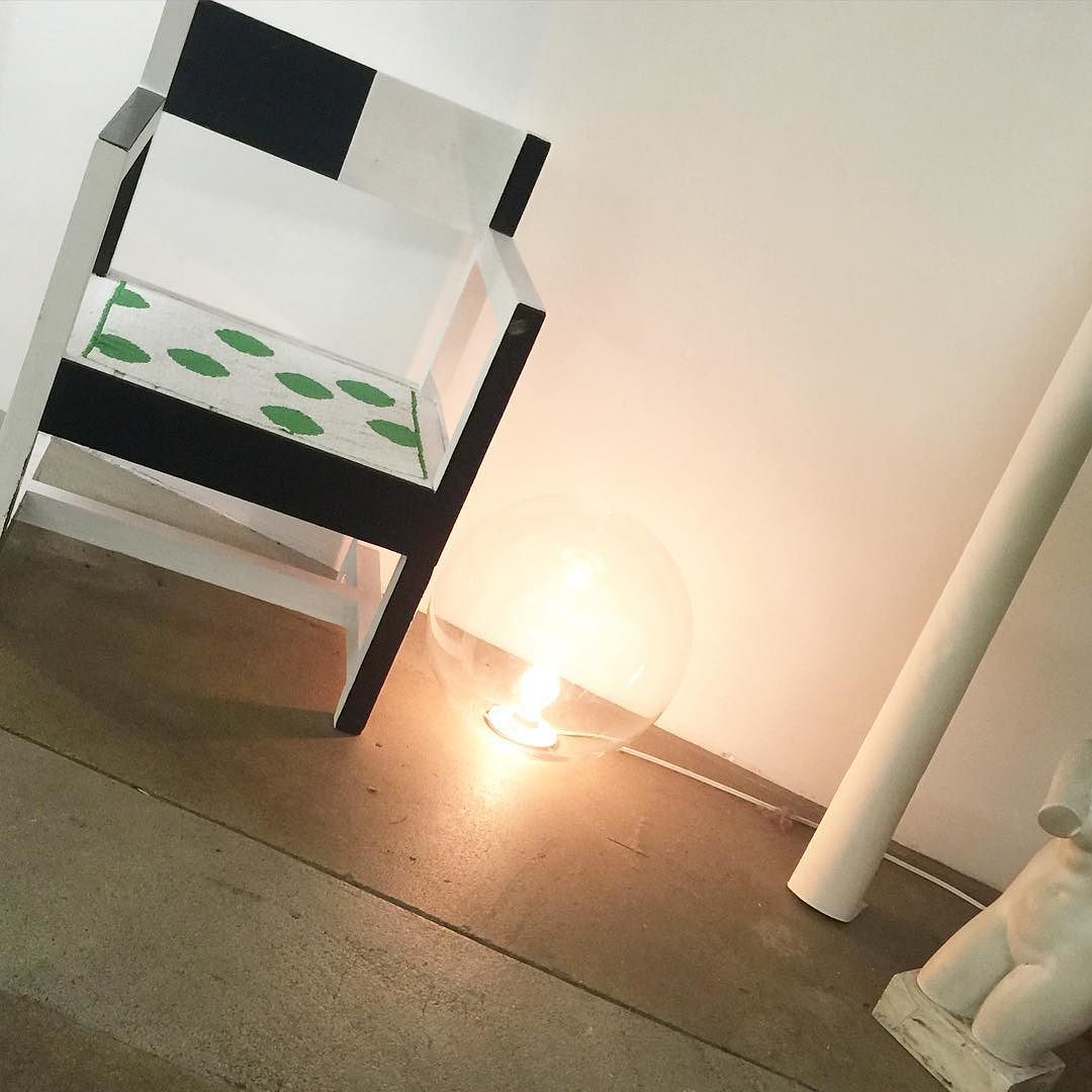 Xhosa glass bead + wood chair // Cape Town, South Africa