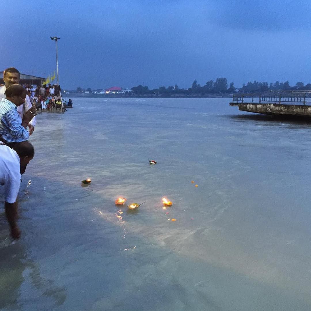 night on the Ganges