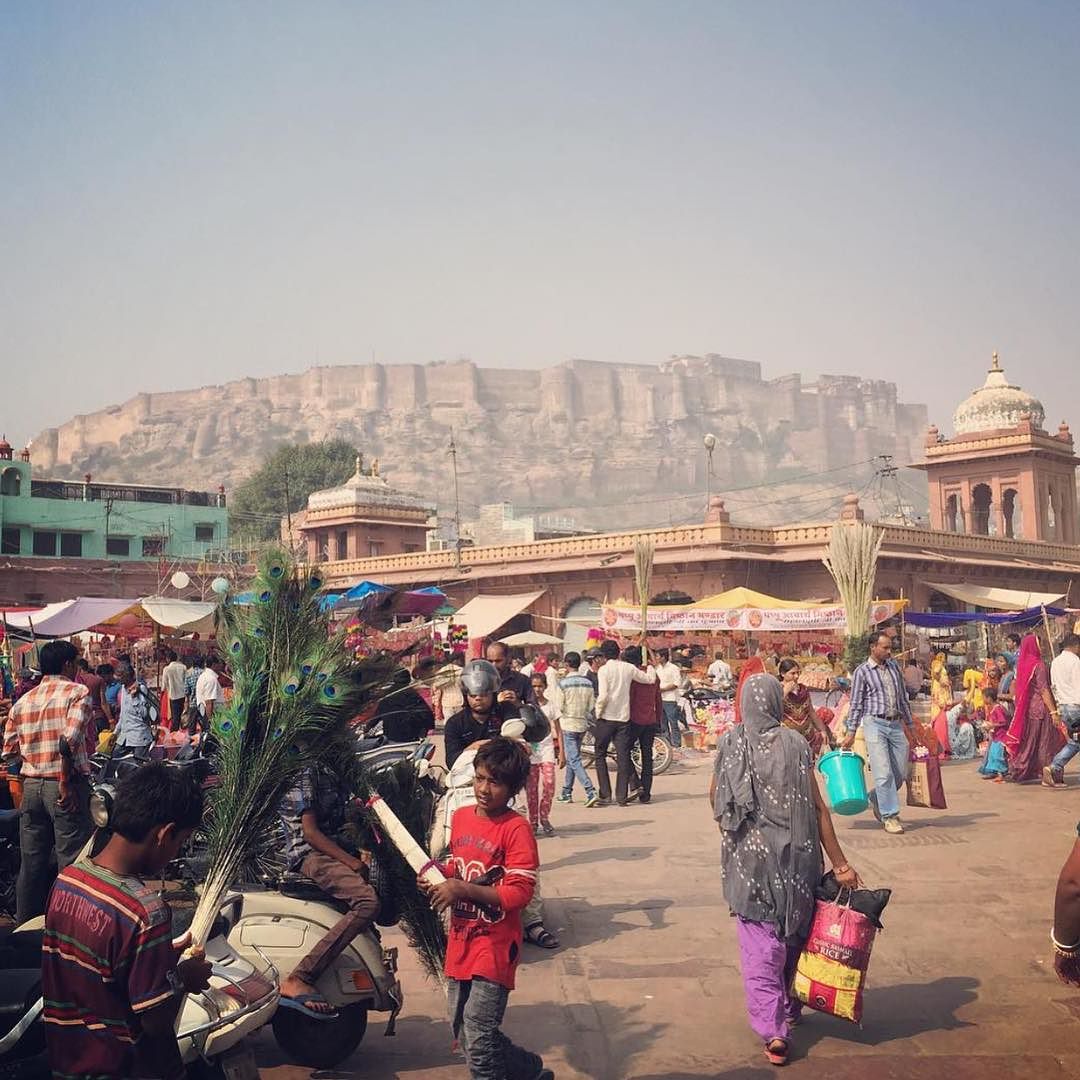 summer in the Jodhpur market