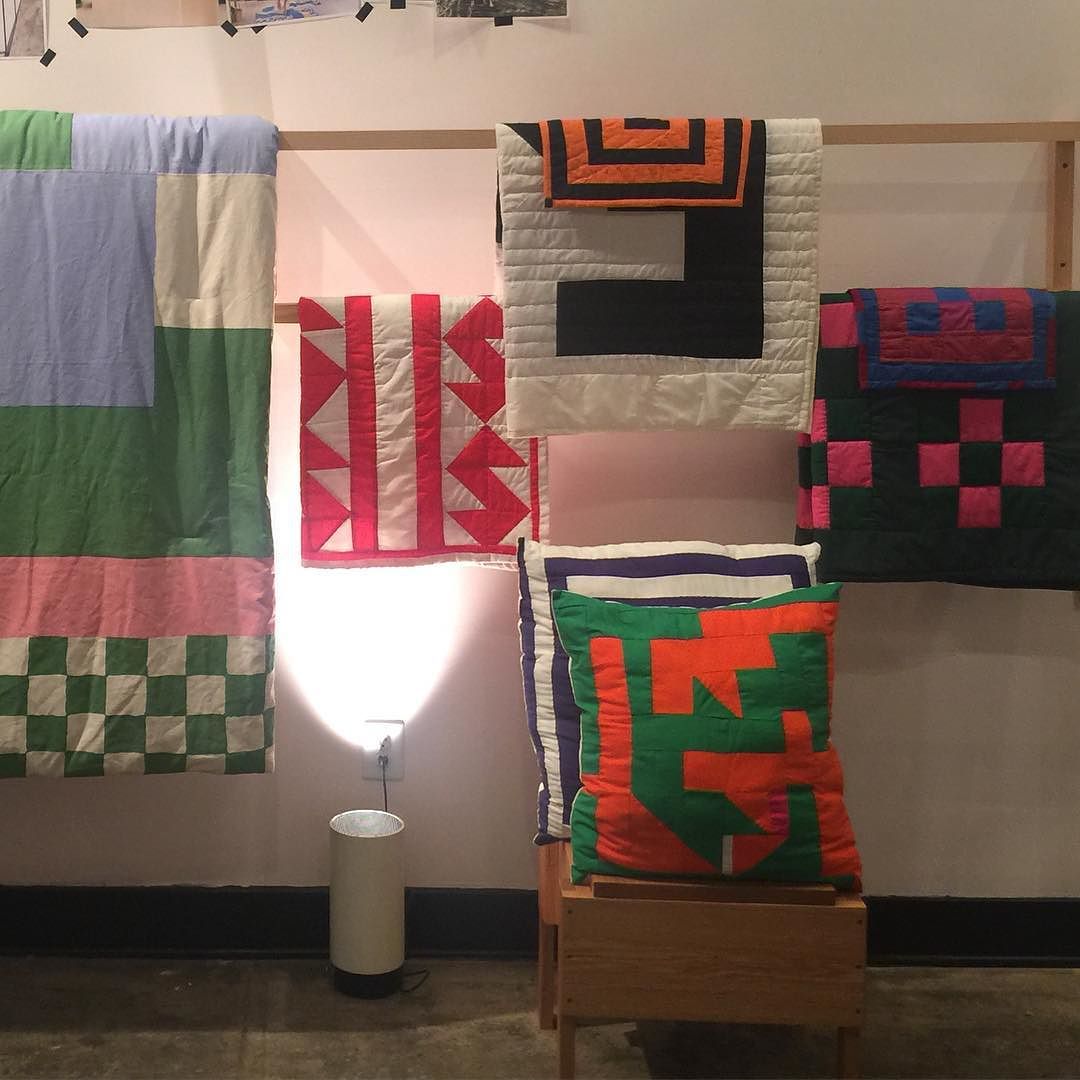our Gee's Bend selection // made in Alabama + on display at @ensoie