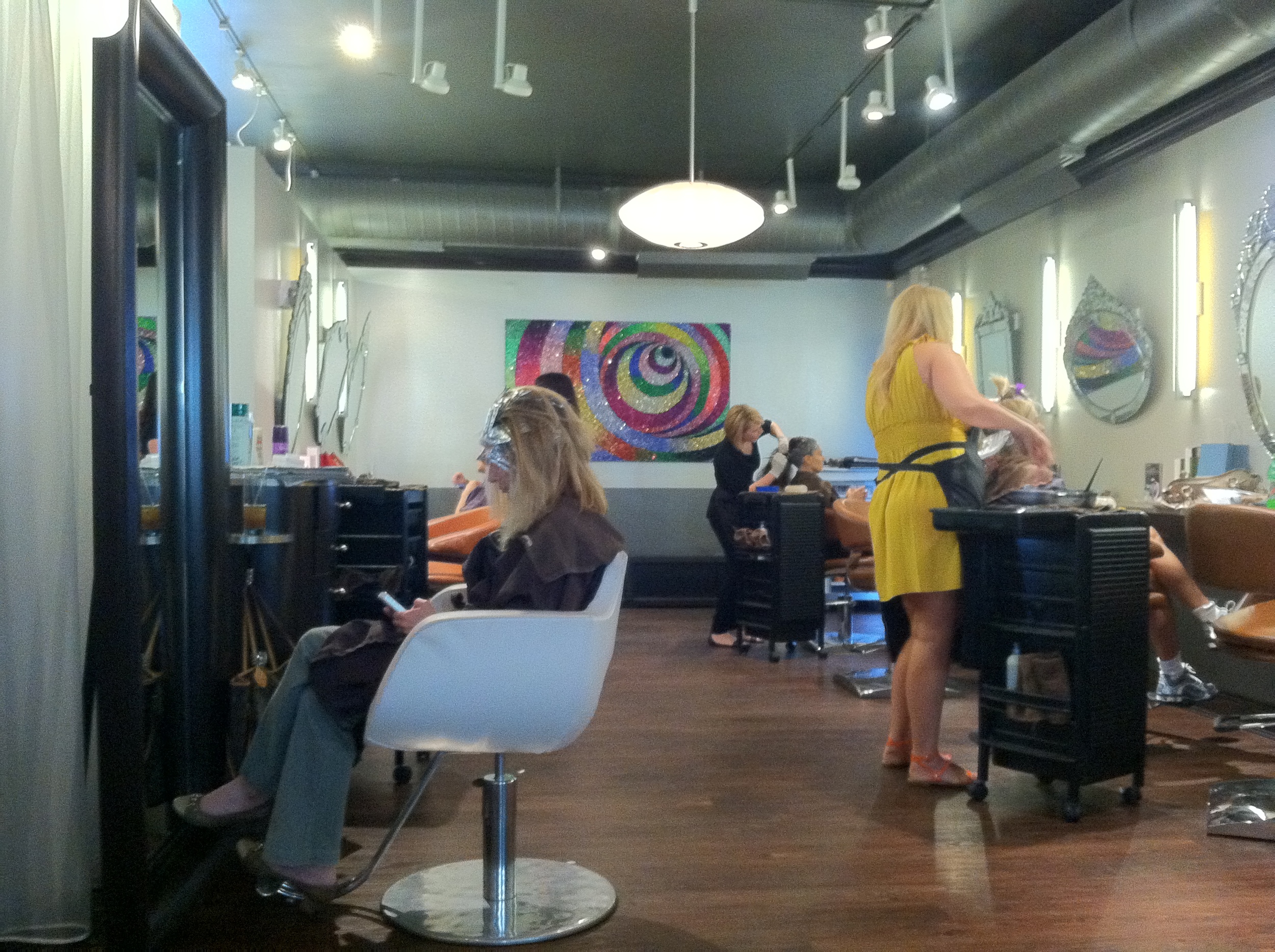 "Into the Unknown" on display at the award winning Salon O, located in Greenwich, CT ​