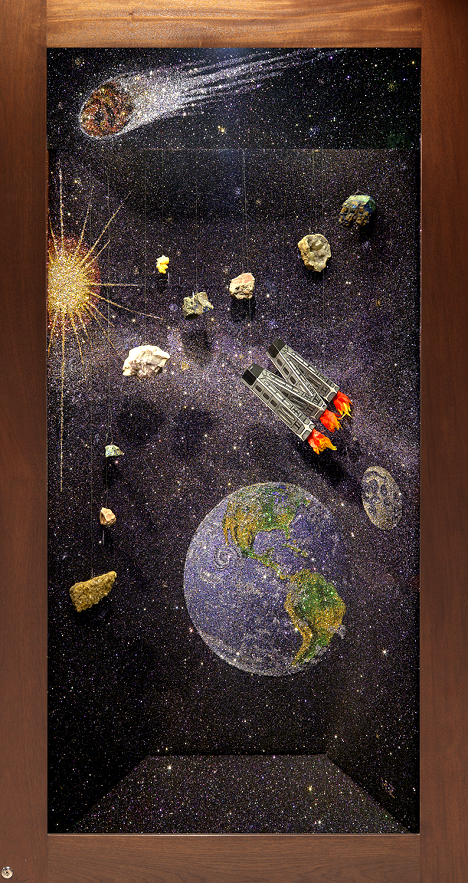 M is for Meteorite, Frontside