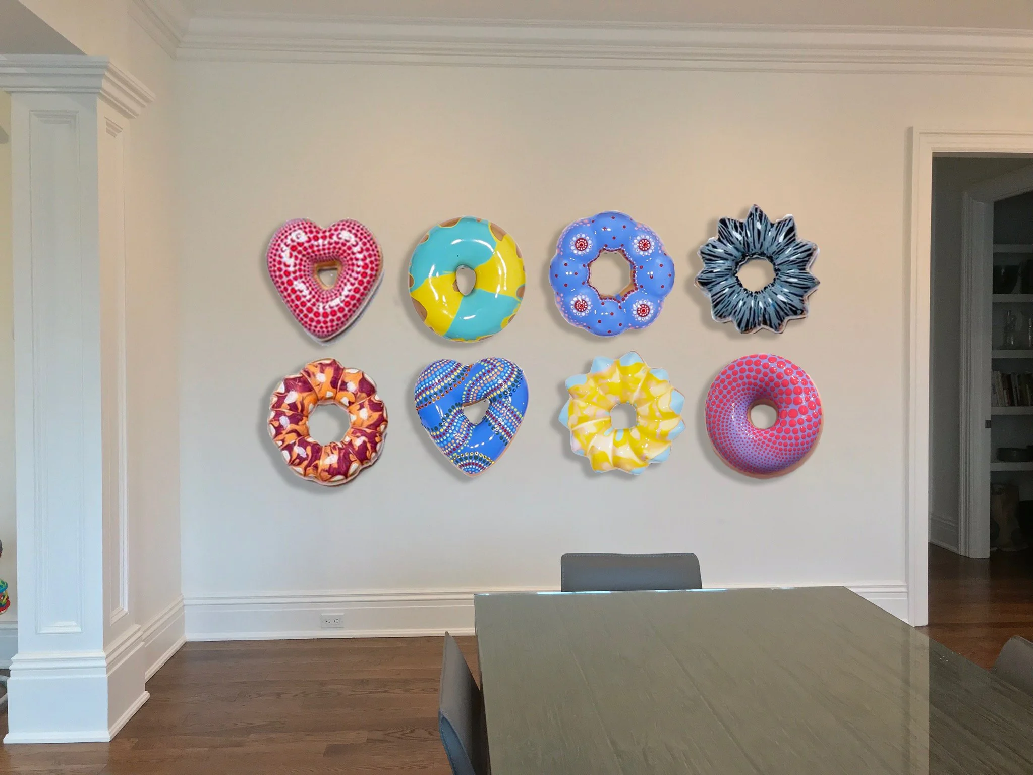  Design rendering for a commissioned artwork for a private home in Westport, Connecticut. 