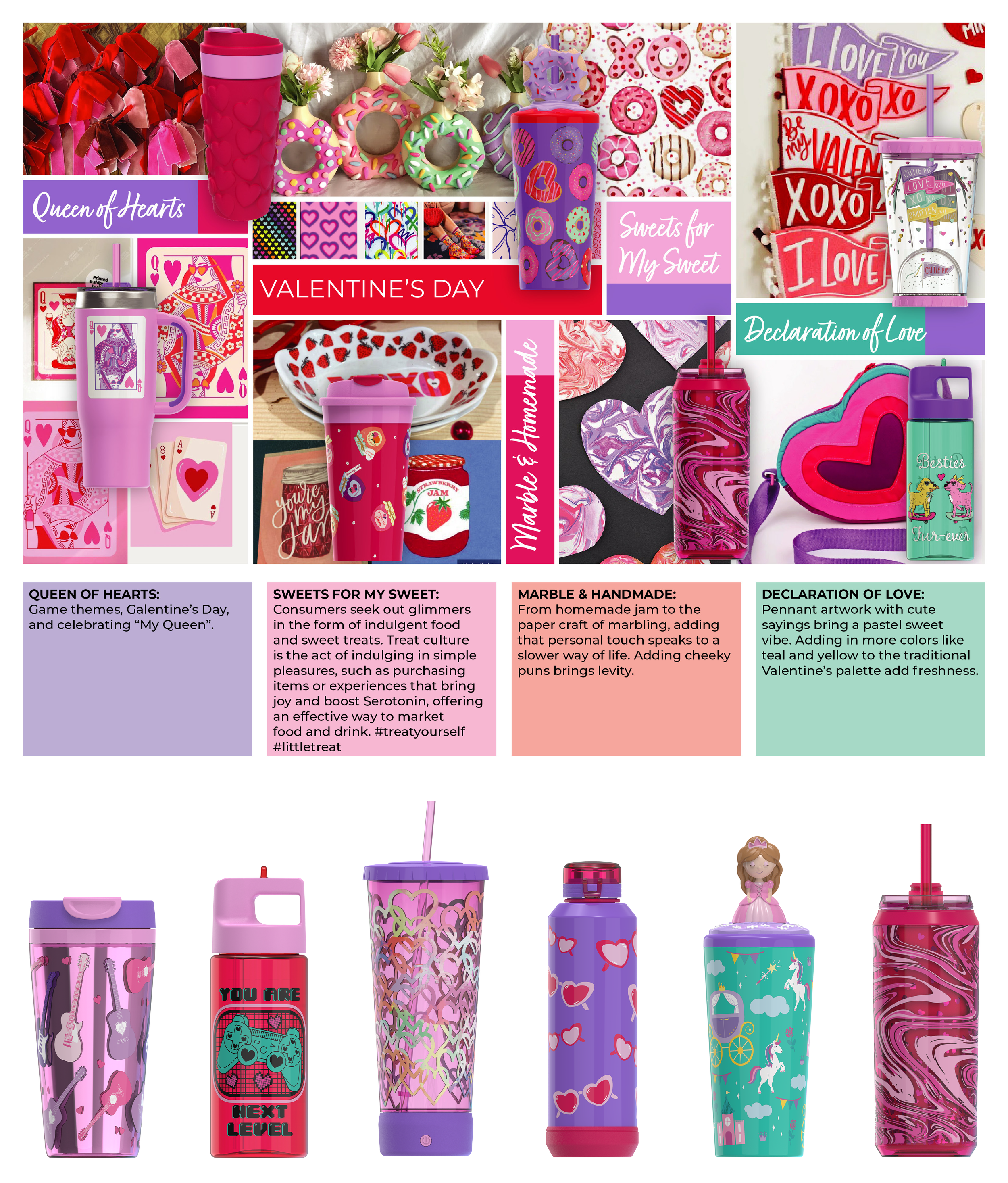 ©Cool Gear Valentine's Day Color & Graphic Trends and Product Samples