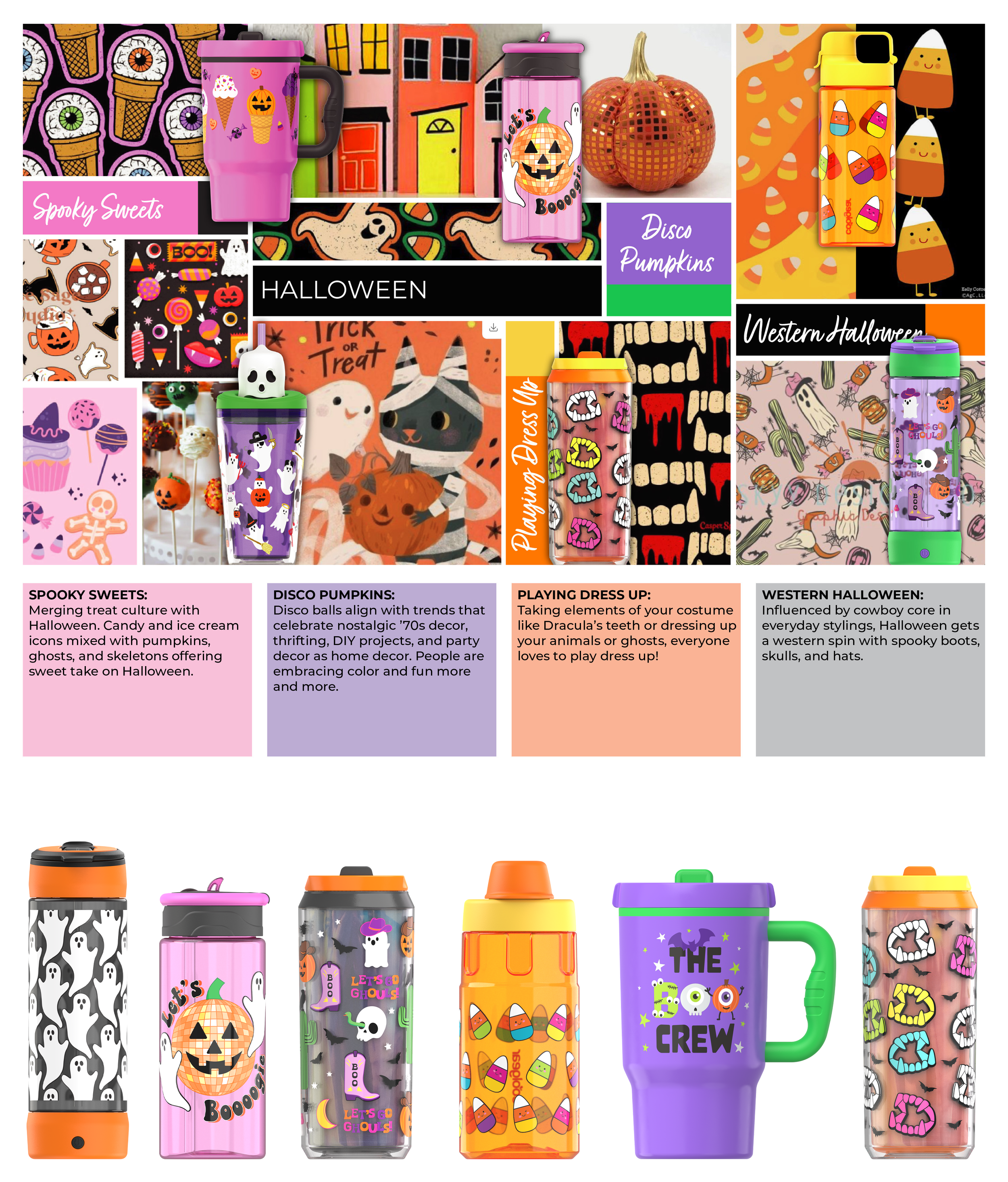 ©Cool Gear Halloween Color & Graphic Trend and Product Samples