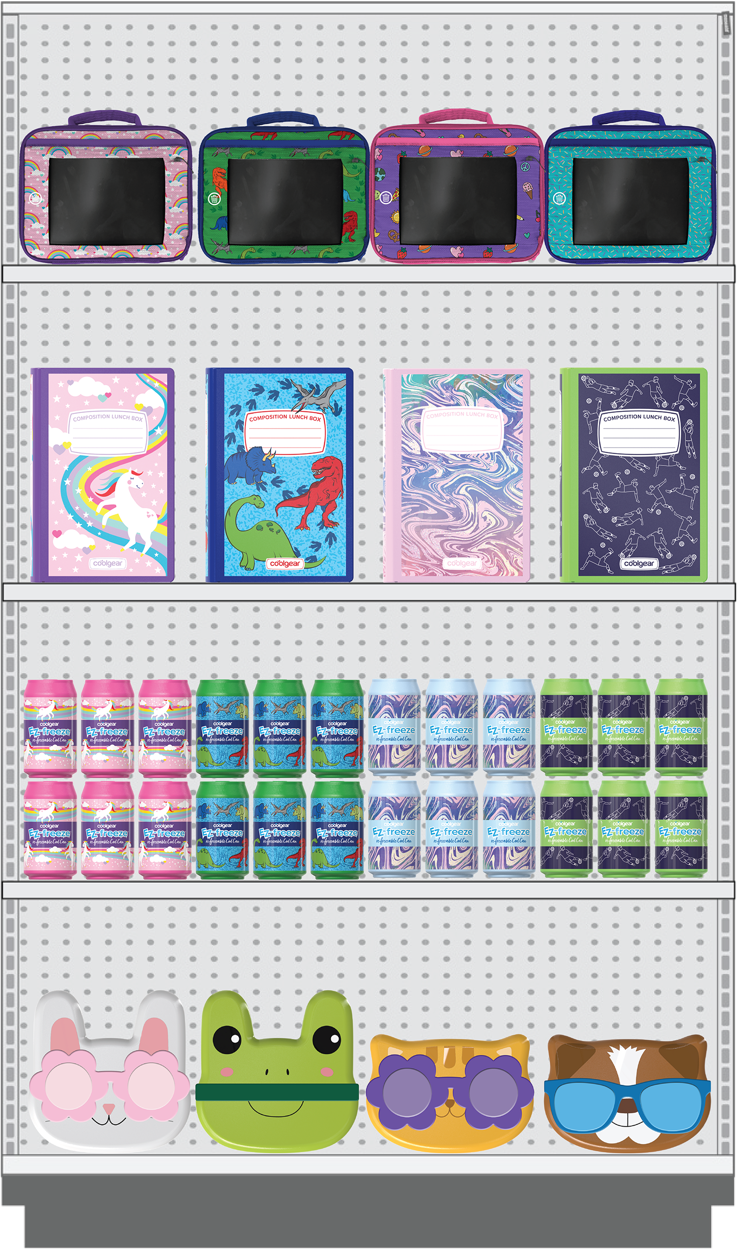 Target End Cap Concept for Back To School Season
