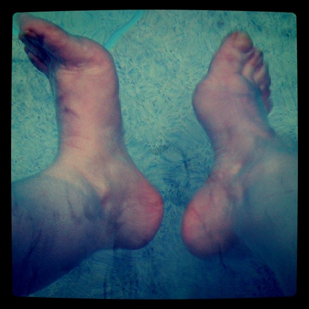 Feet in Pool