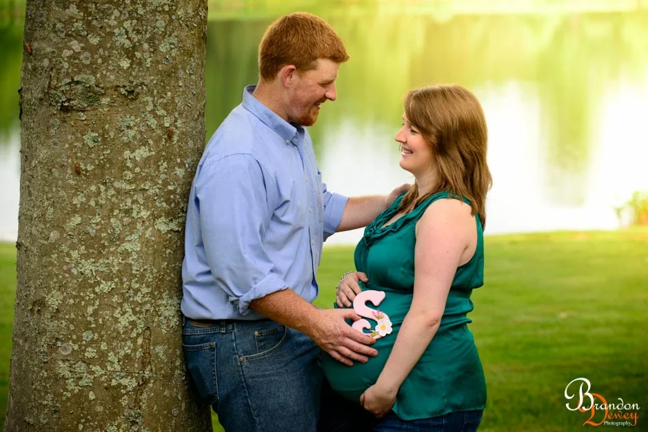 Brandon and Trisha Maternity Photo. Goochland, VA. Link to Photo