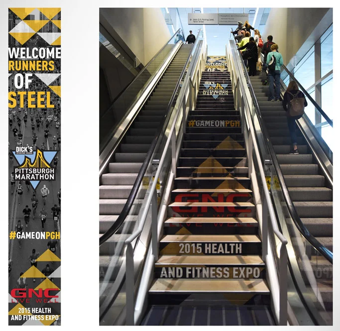 Expo Stair Decal Design