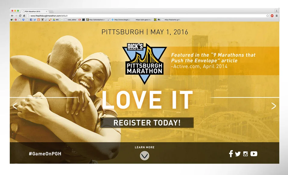 2016 Campaign | Website Homepage Design