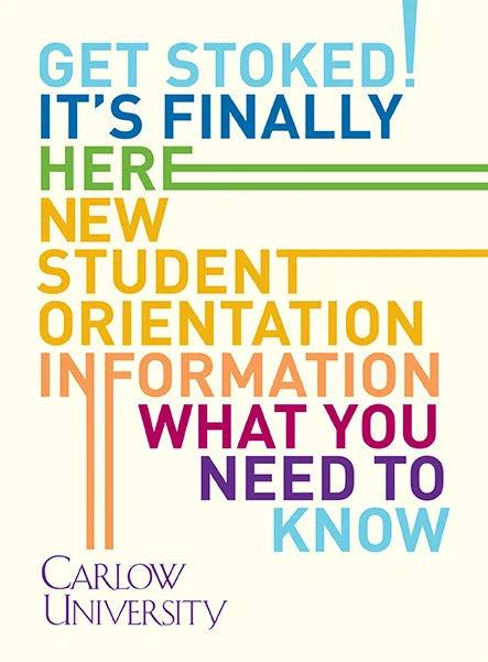 New Student Orientation Booklet Cover