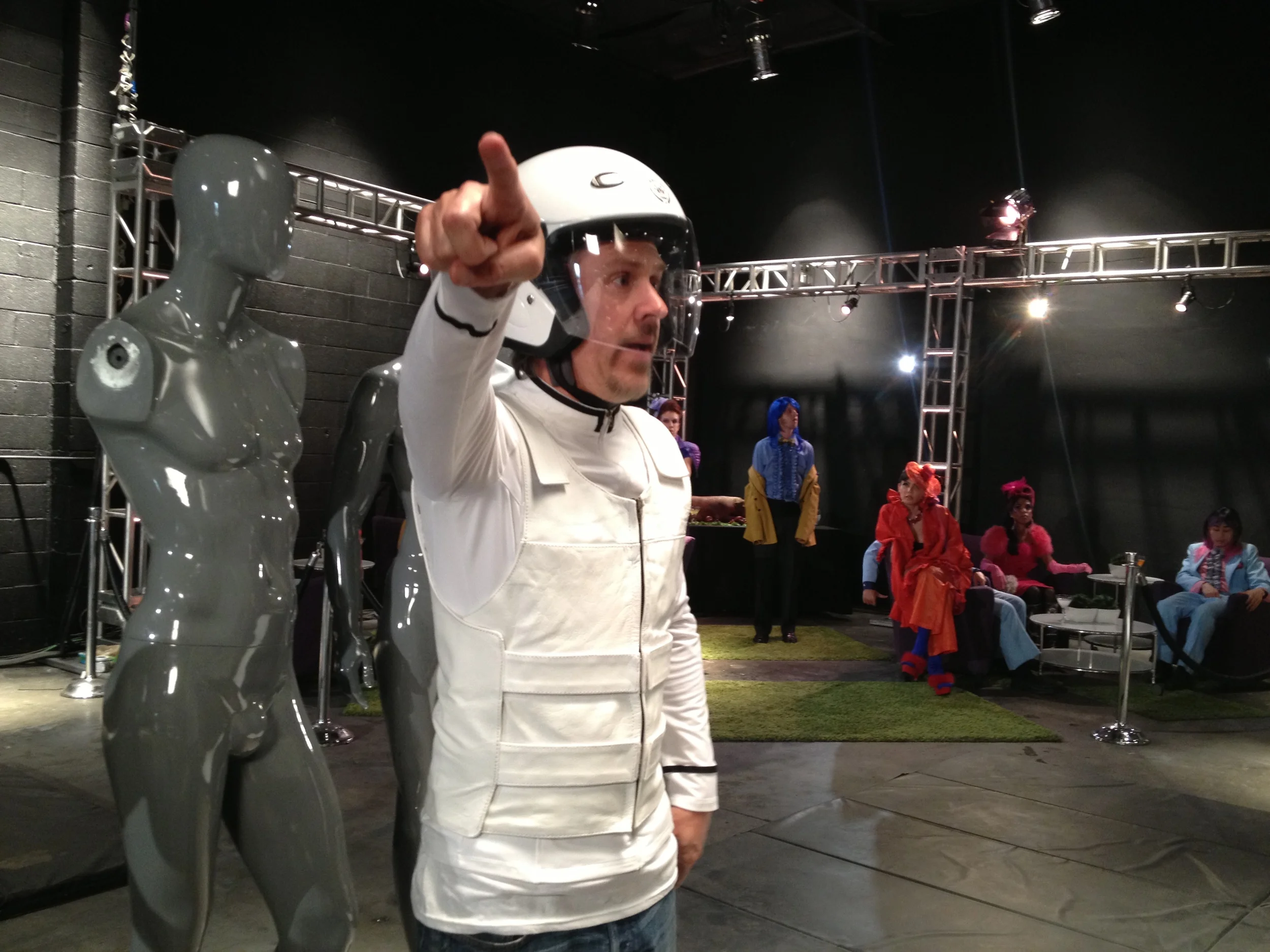 Directing my own cameo in The Hungover Games