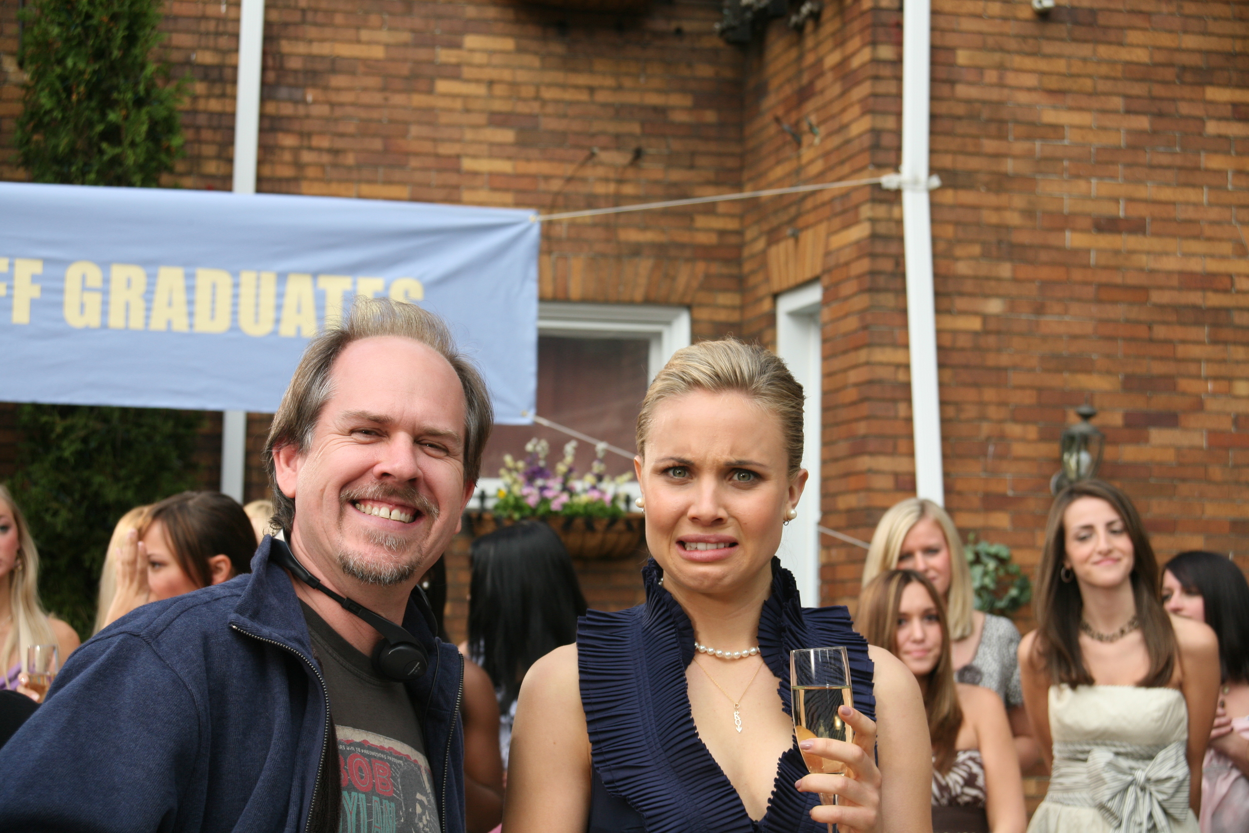 With Leah Pipes on Sorority Row