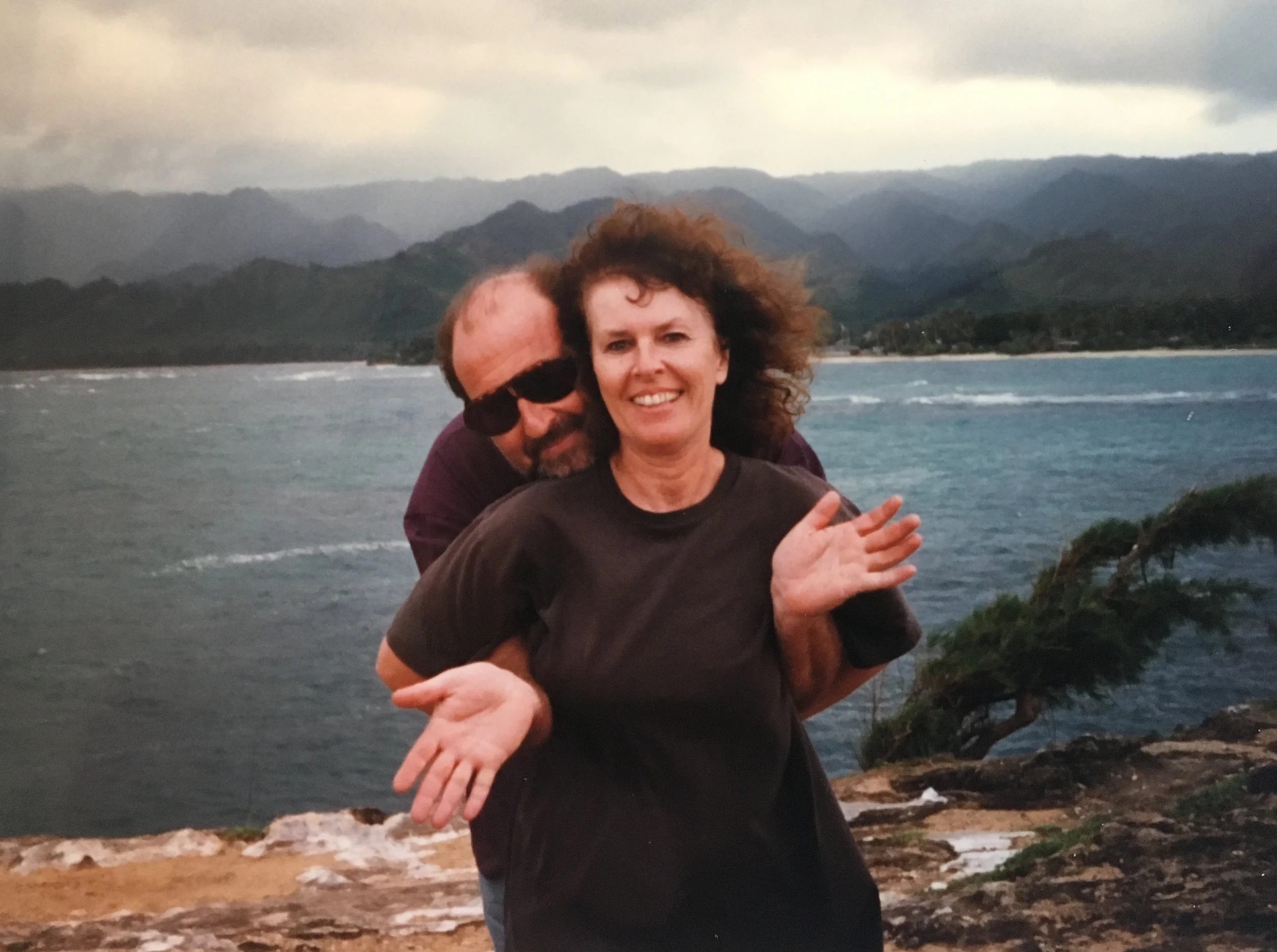 Later days with Mom and Dad at the beach.