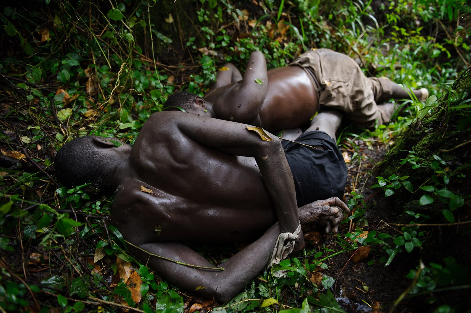 Throughout the rebel campaign, both sides (M23 and FARDC, the Congolese national army) have been accused of human rights abuses. According to rebels, these two men were allegedly massacred by retreating FARDC forces.