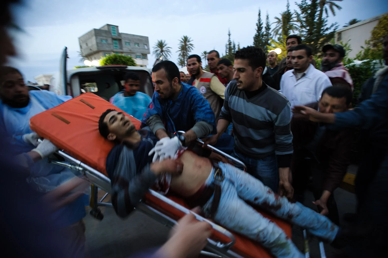 Casualty rates were high in Misrata. Many of the hospitals were abandoned due to shelling, and those that remained were desperately short of equipment, electricity, supplies and trained doctors.