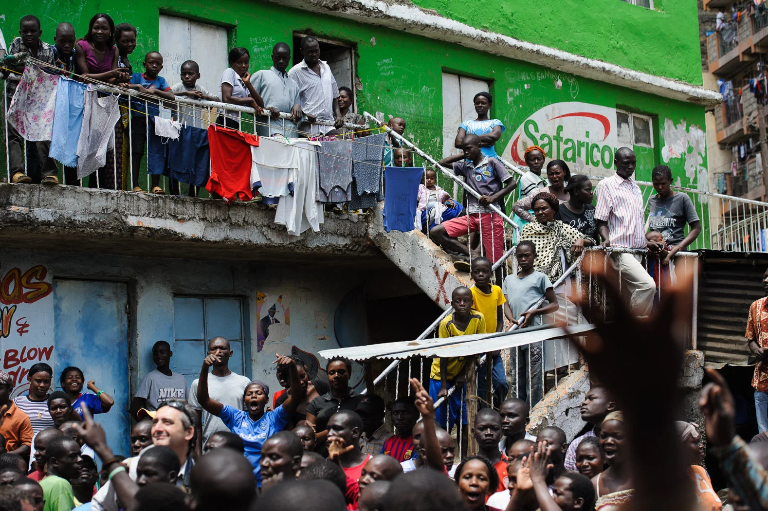 In strong-holds of Raila Odinga, imminent defeat sparked tensions on the streets. His supporters were chanting "No Raila, No Peace", but said that they would await the official results announcement by the electoral commission.