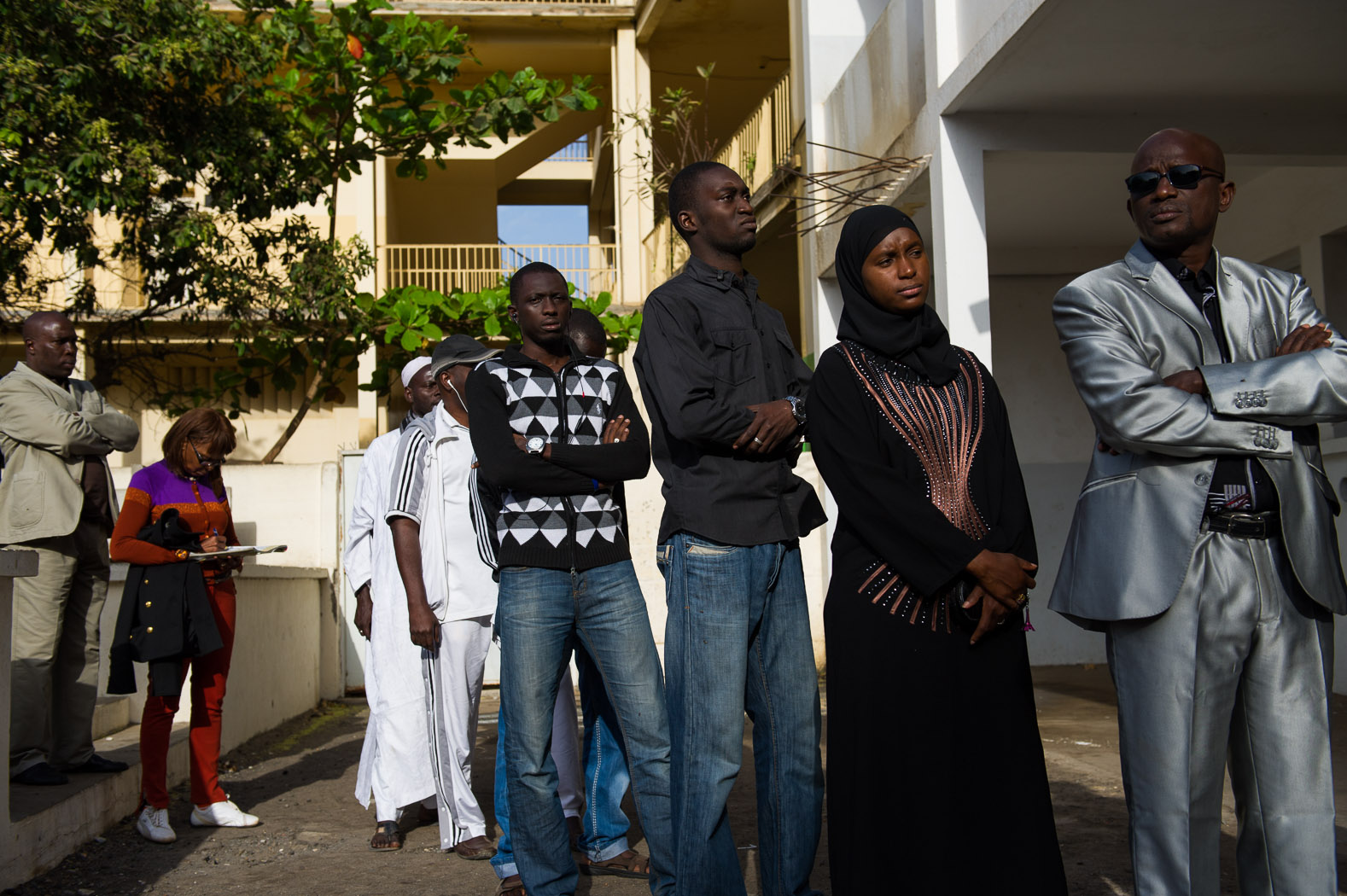 Voters queued from the early morning to cast their ballot across the country.