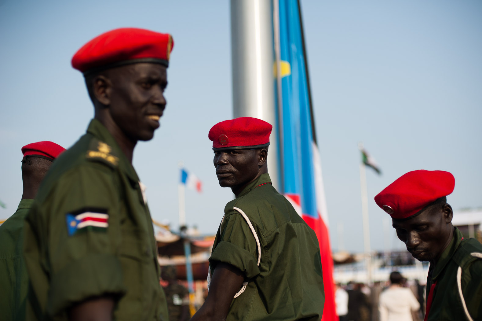 On the day of independence itself, an air of jubilance filled the air at the Dr. John Garang Memorial in Juba, as international dignitaries assembled to welcome South Sudan as the world's 193rd nation.