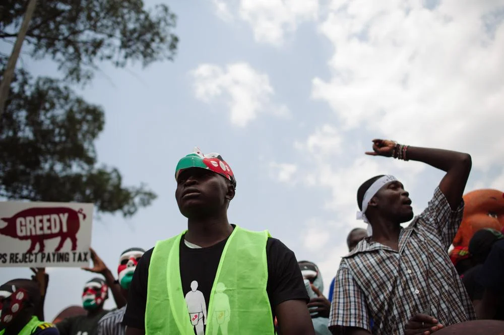 Challenging 'diaper mentality' - Protest in Kenya