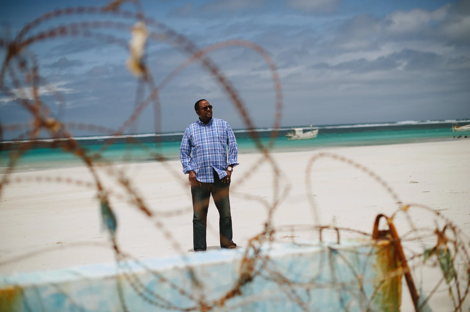 Mohamed A. Aden, "Ticeey", the former President of Himan and Heeb State, what was the Somali capital of piracy. "In my region, we have completely eradicated piracy," he claims.